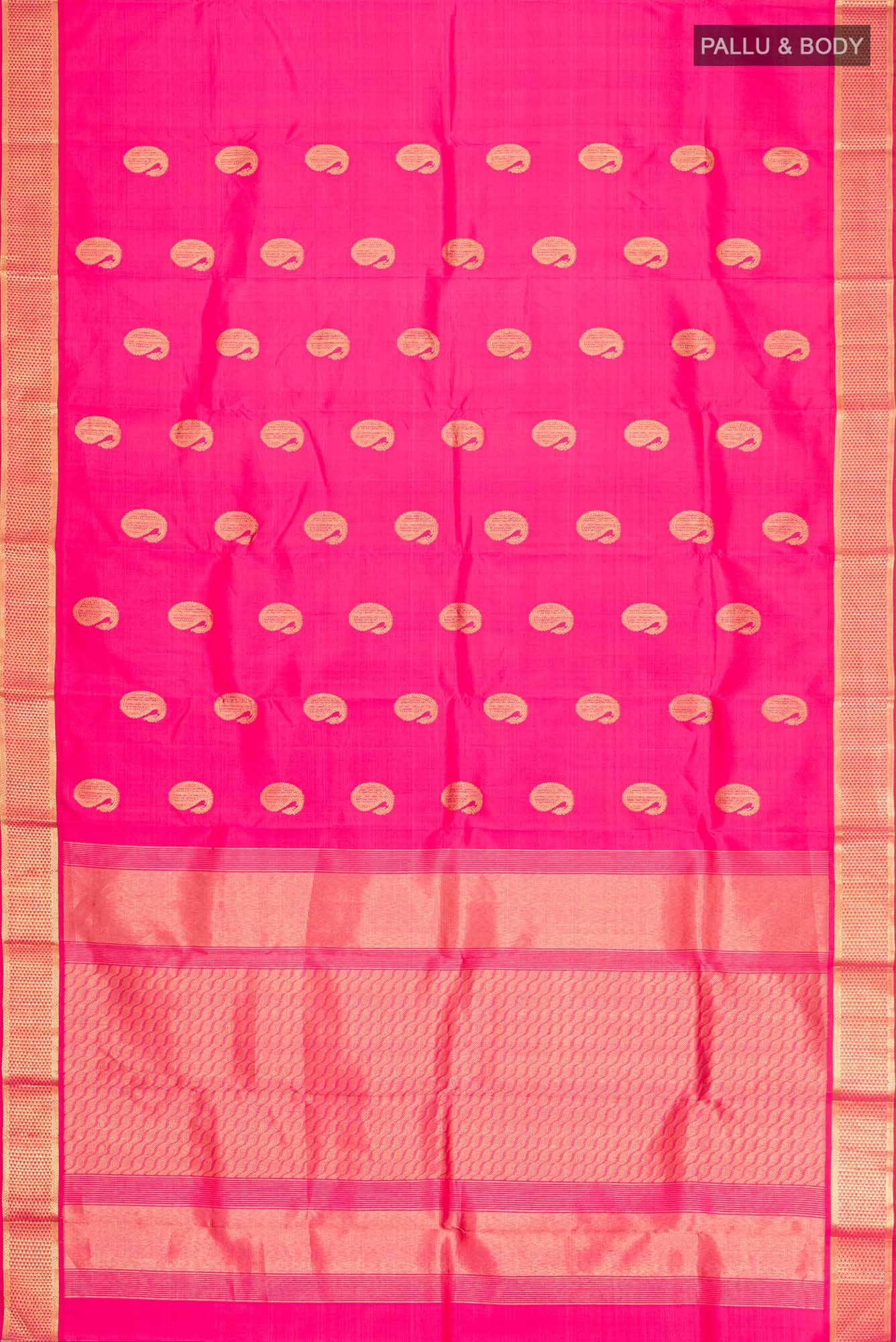 Pink Kanchipuram Silk Saree