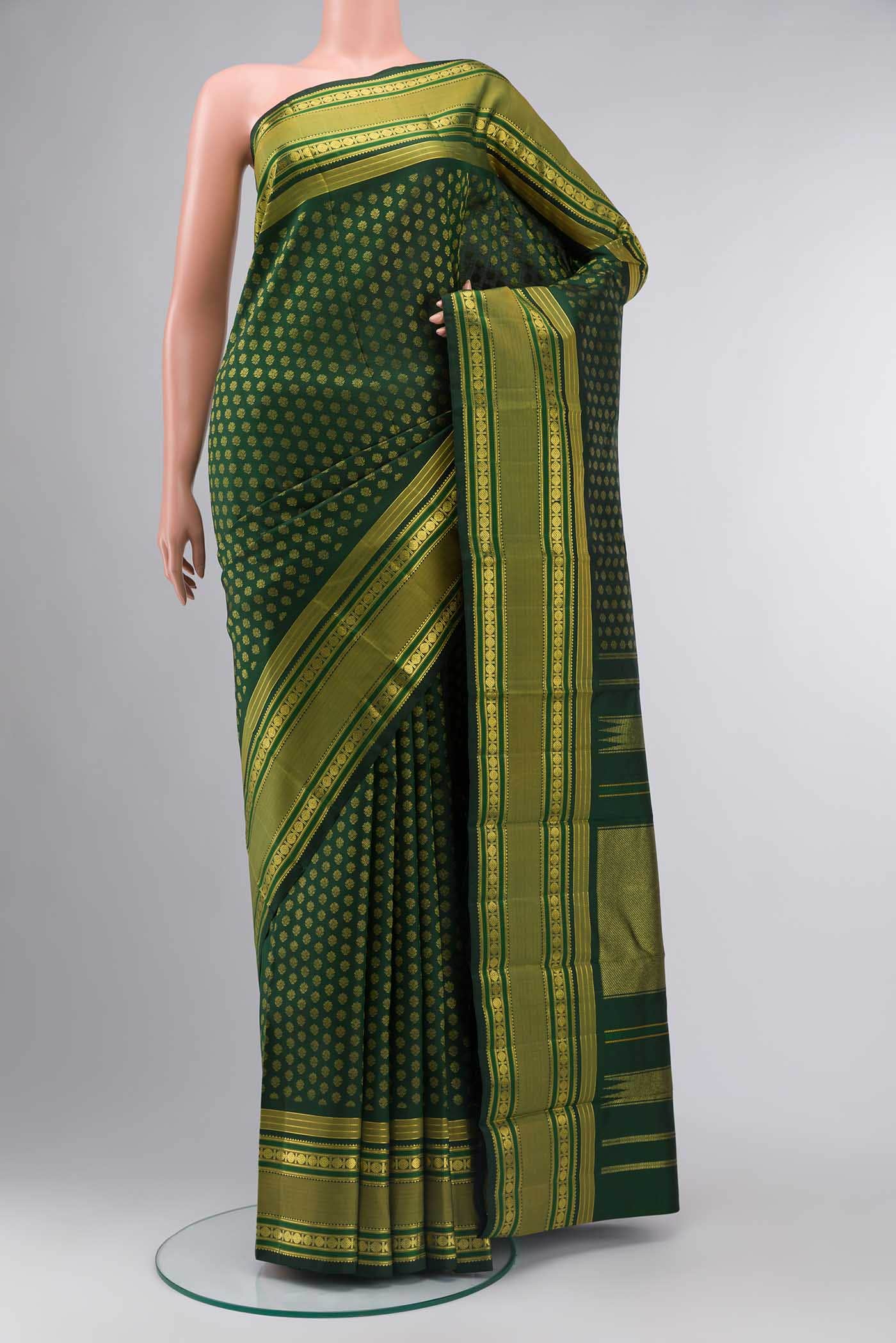 Green Kanchipuram Silk Saree