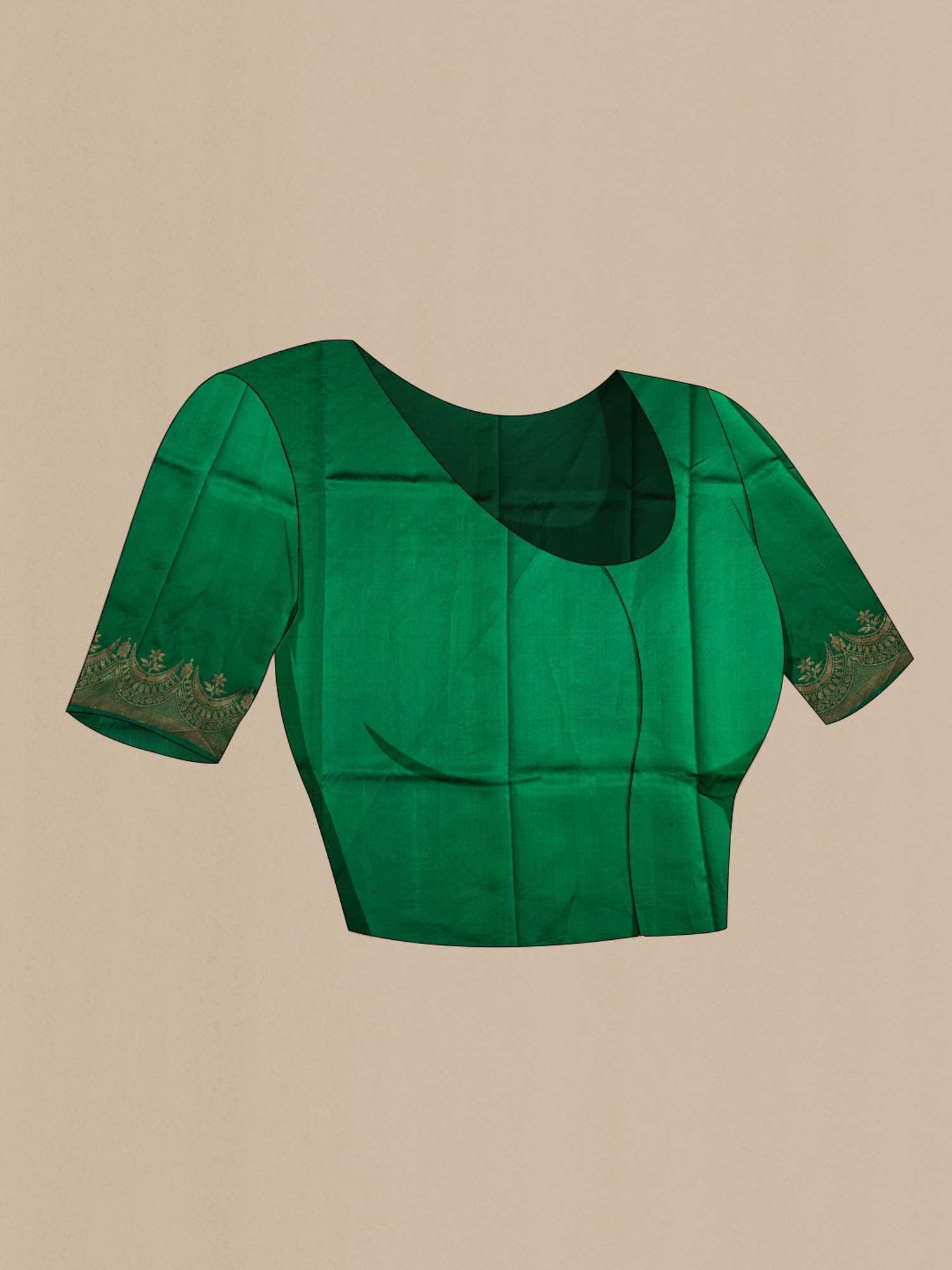 Green Banarasi Silk Saree