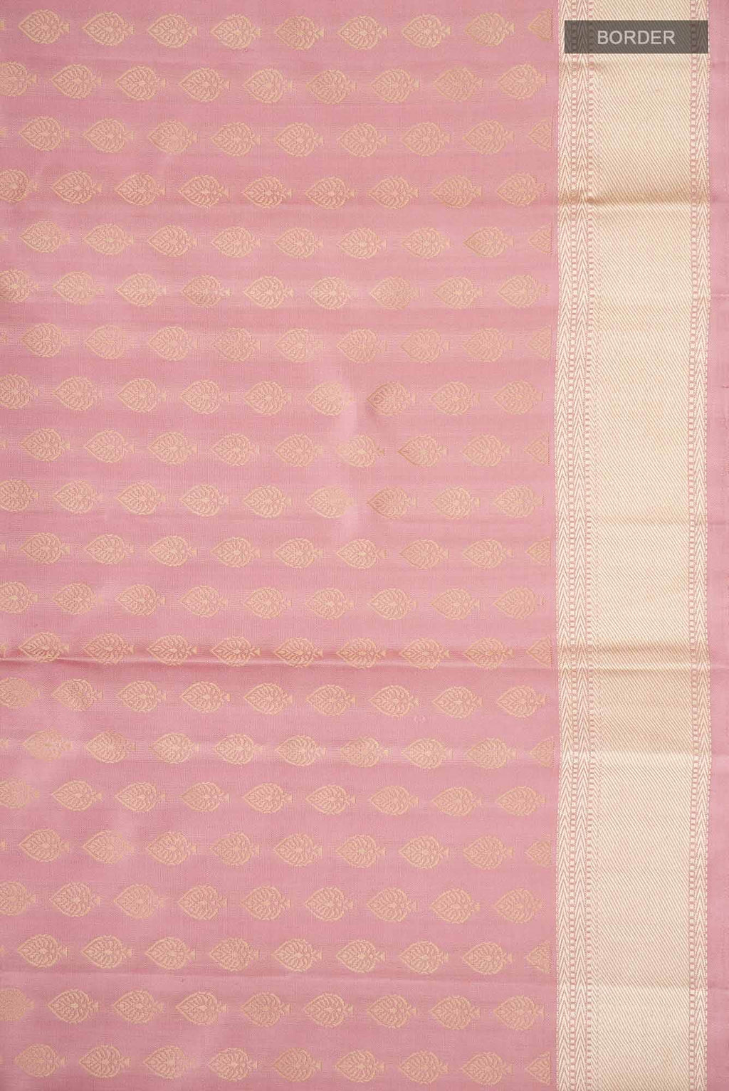 Rose Gold Kanchipuram Silk Saree
