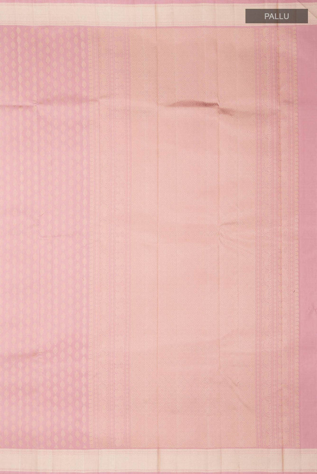 Rose Gold Kanchipuram Silk Saree
