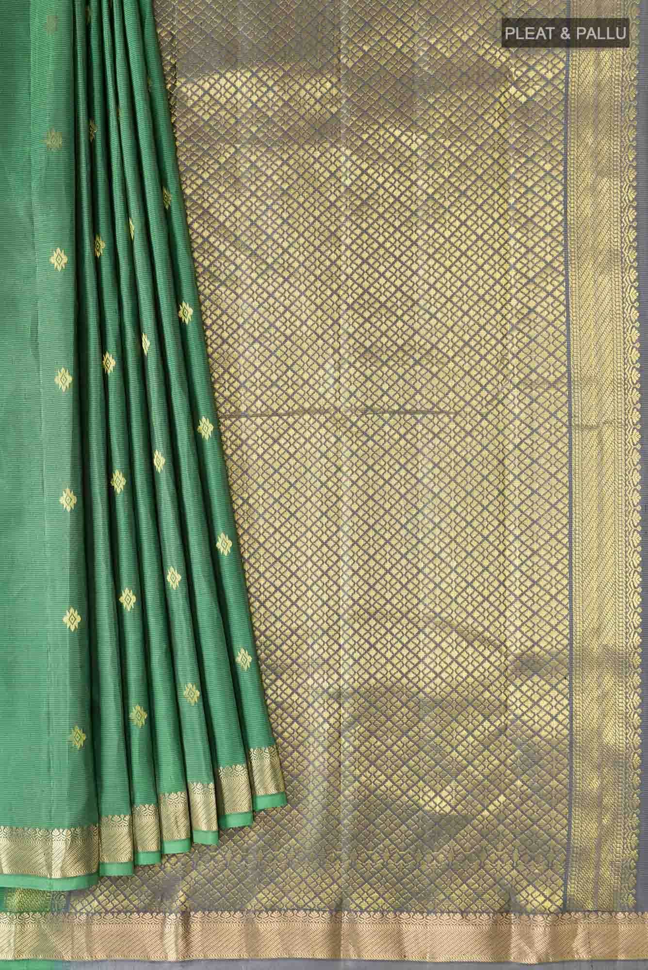 Green Kanchipuram Silk Saree