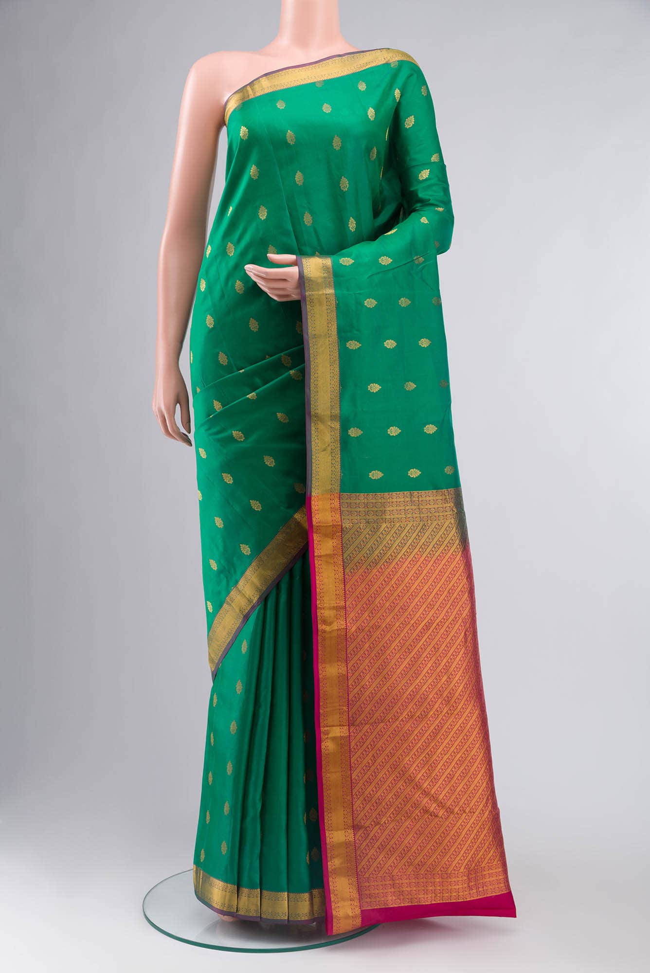 Green Kanchipuram Silk Saree