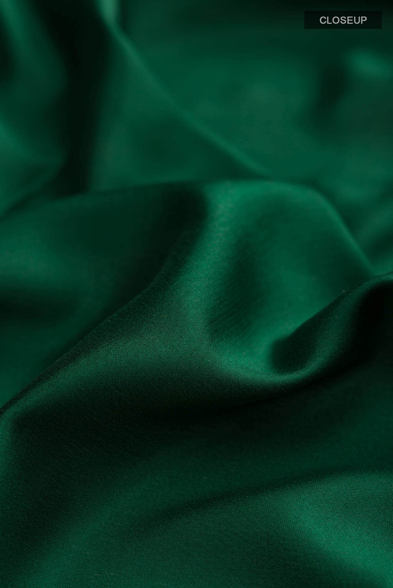 Green Mysore Crepe Saree
