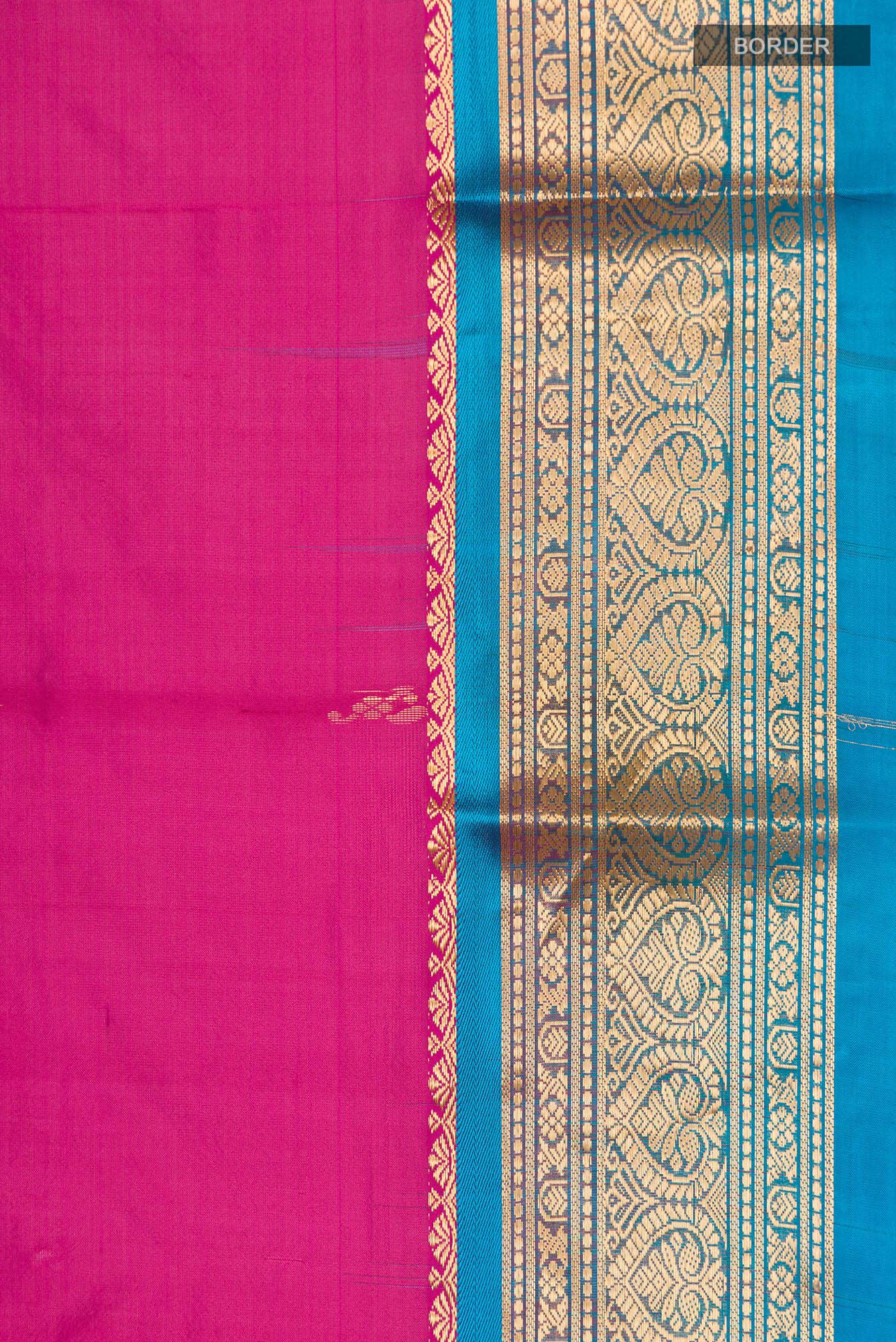 Pink Bangalore Silk Saree