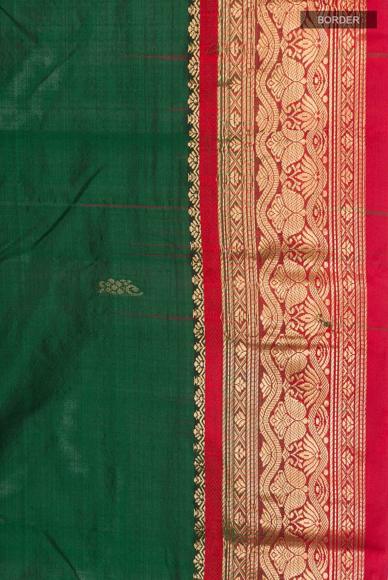 Green Bangalore Silk Saree