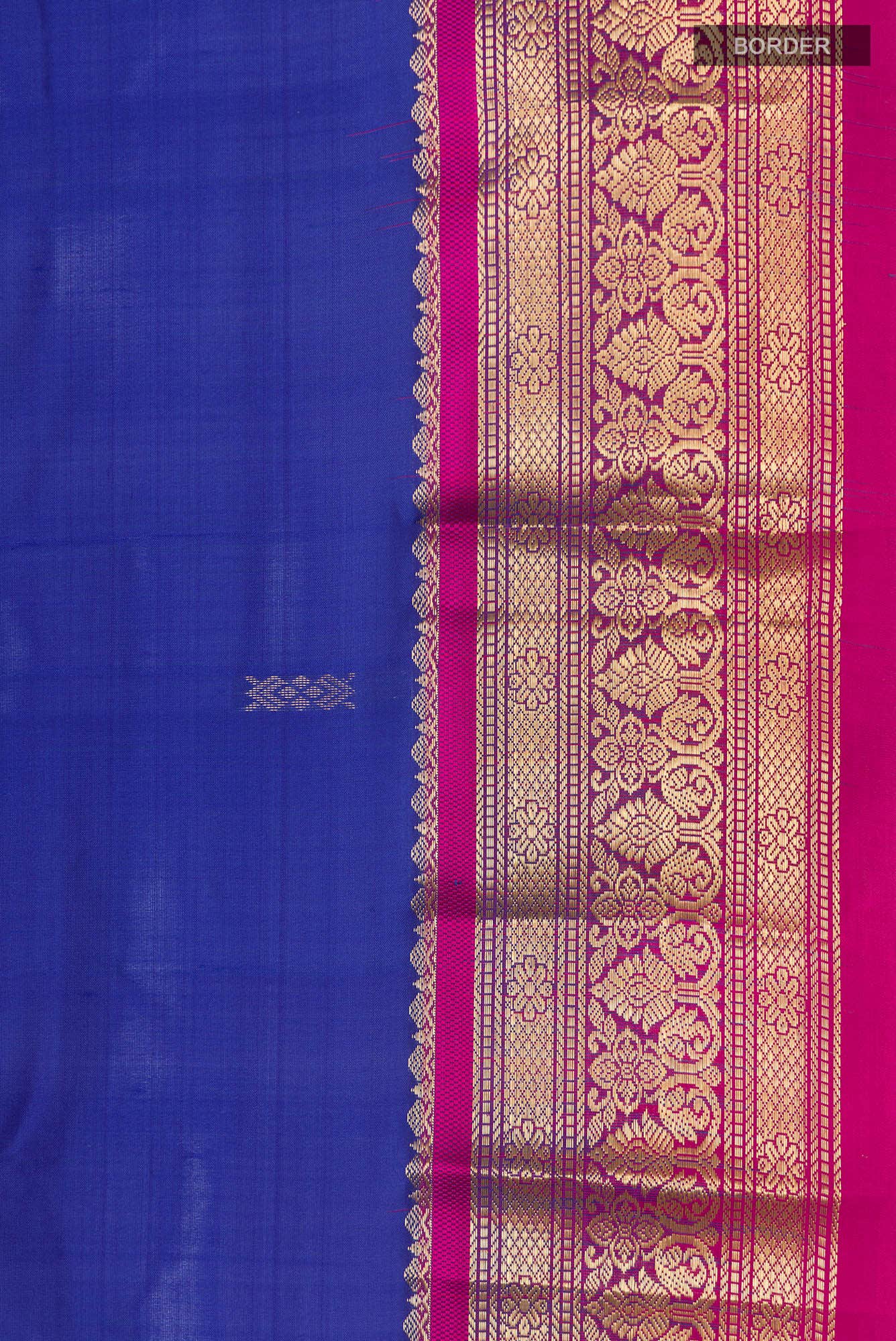 Blue Bangalore Silk Saree