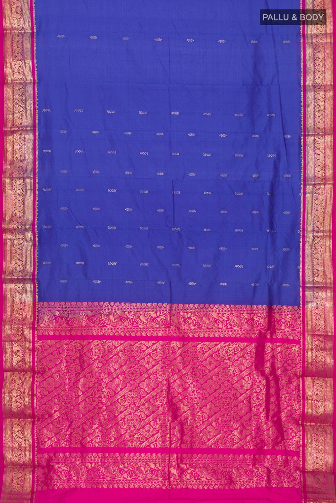 Blue Bangalore Silk Saree