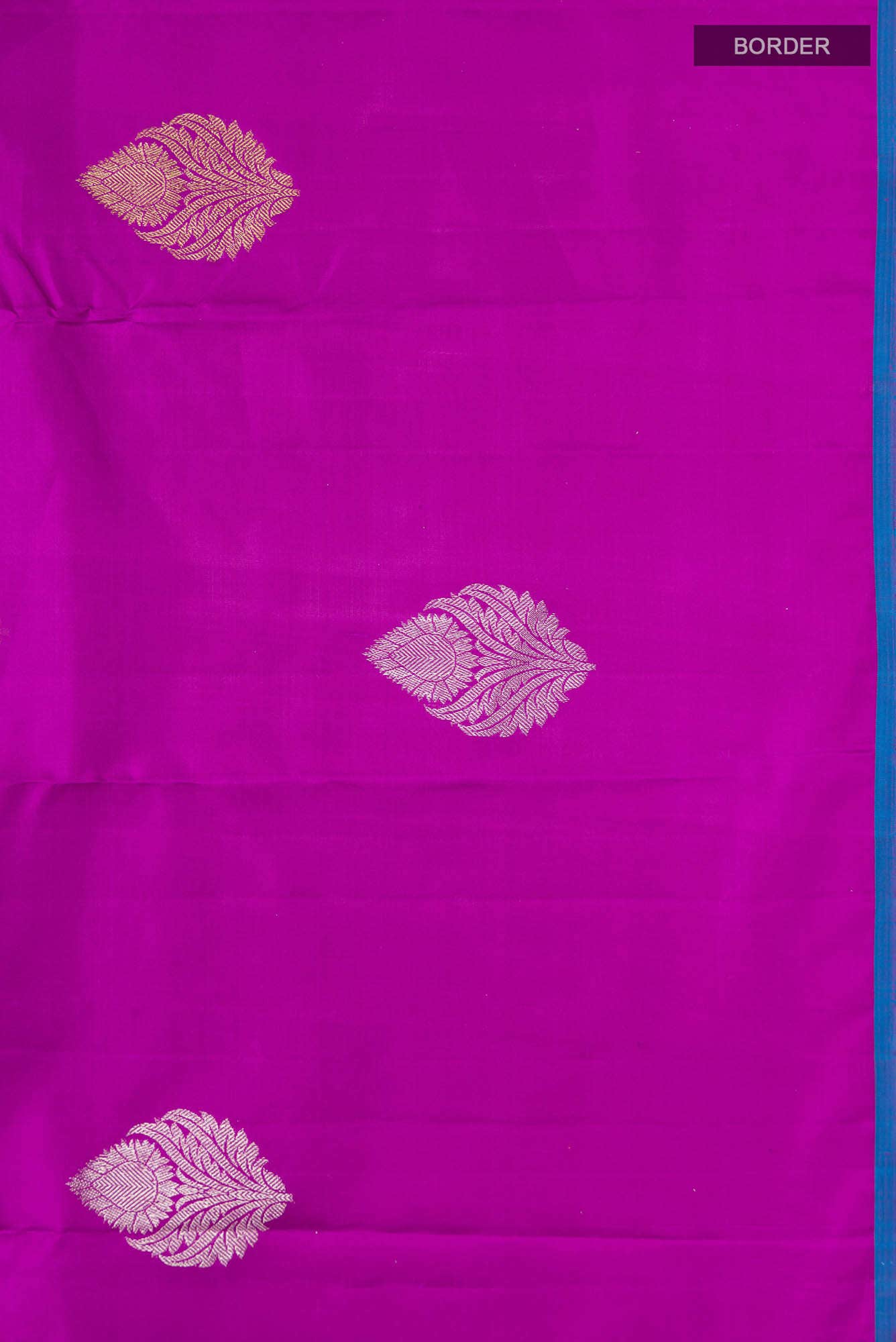 Magenta Kanchipuram Silk Saree