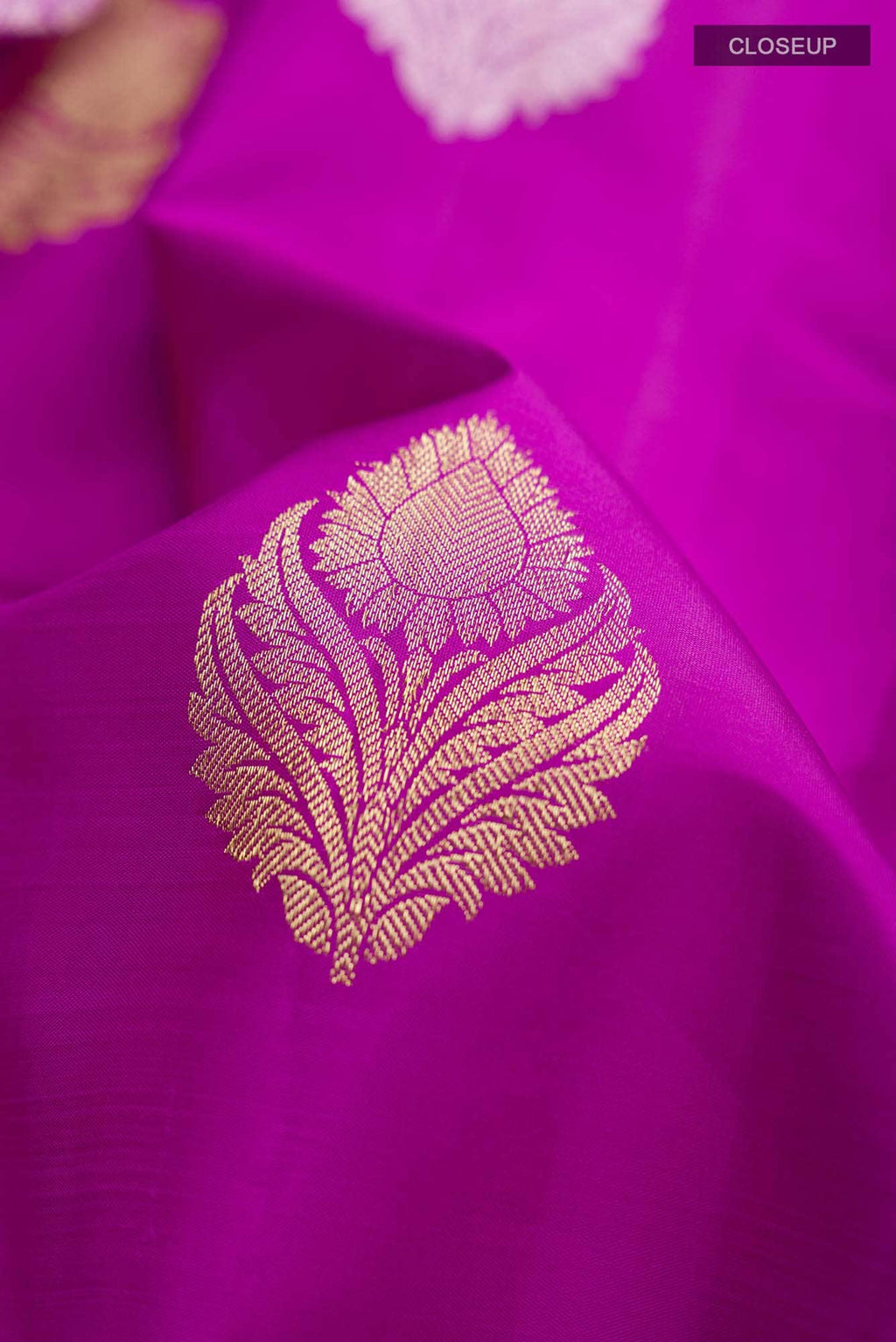 Magenta Kanchipuram Silk Saree