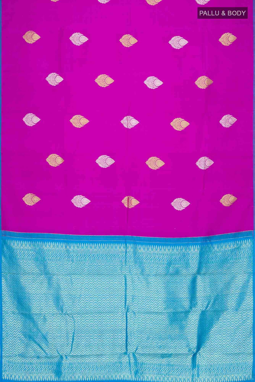 Magenta Kanchipuram Silk Saree