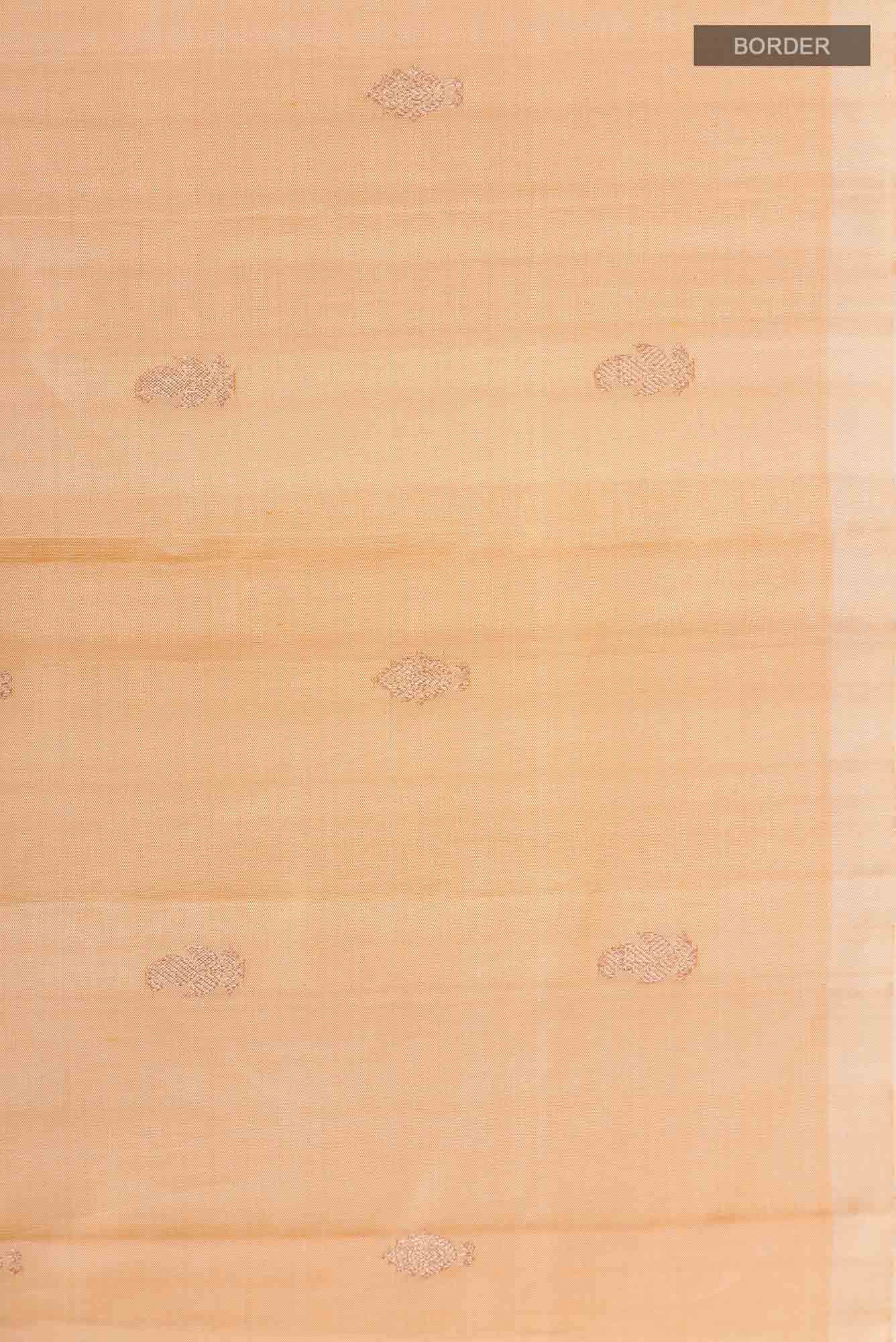 Sandal Kanchipuram Silk Saree