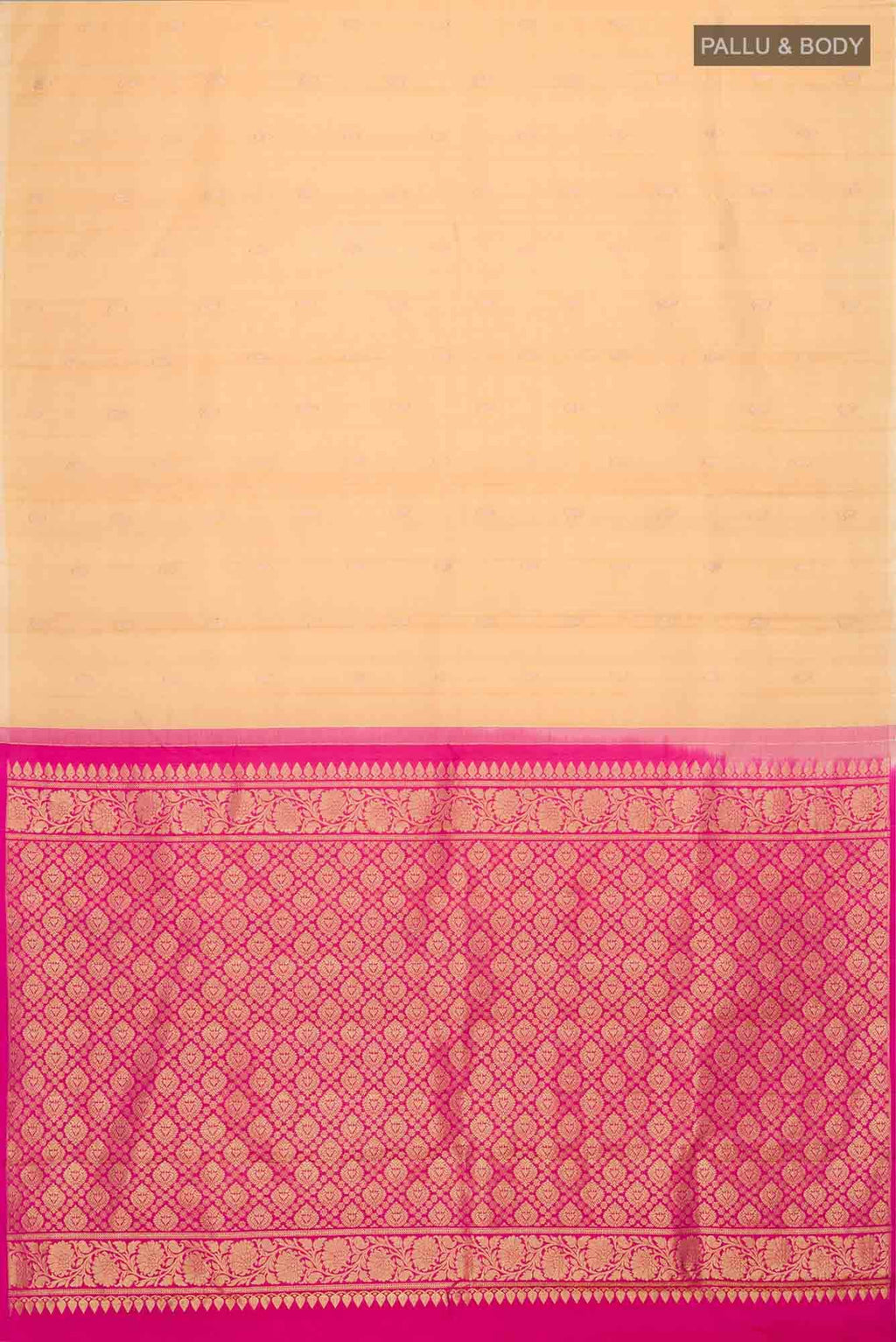 Sandal Kanchipuram Silk Saree