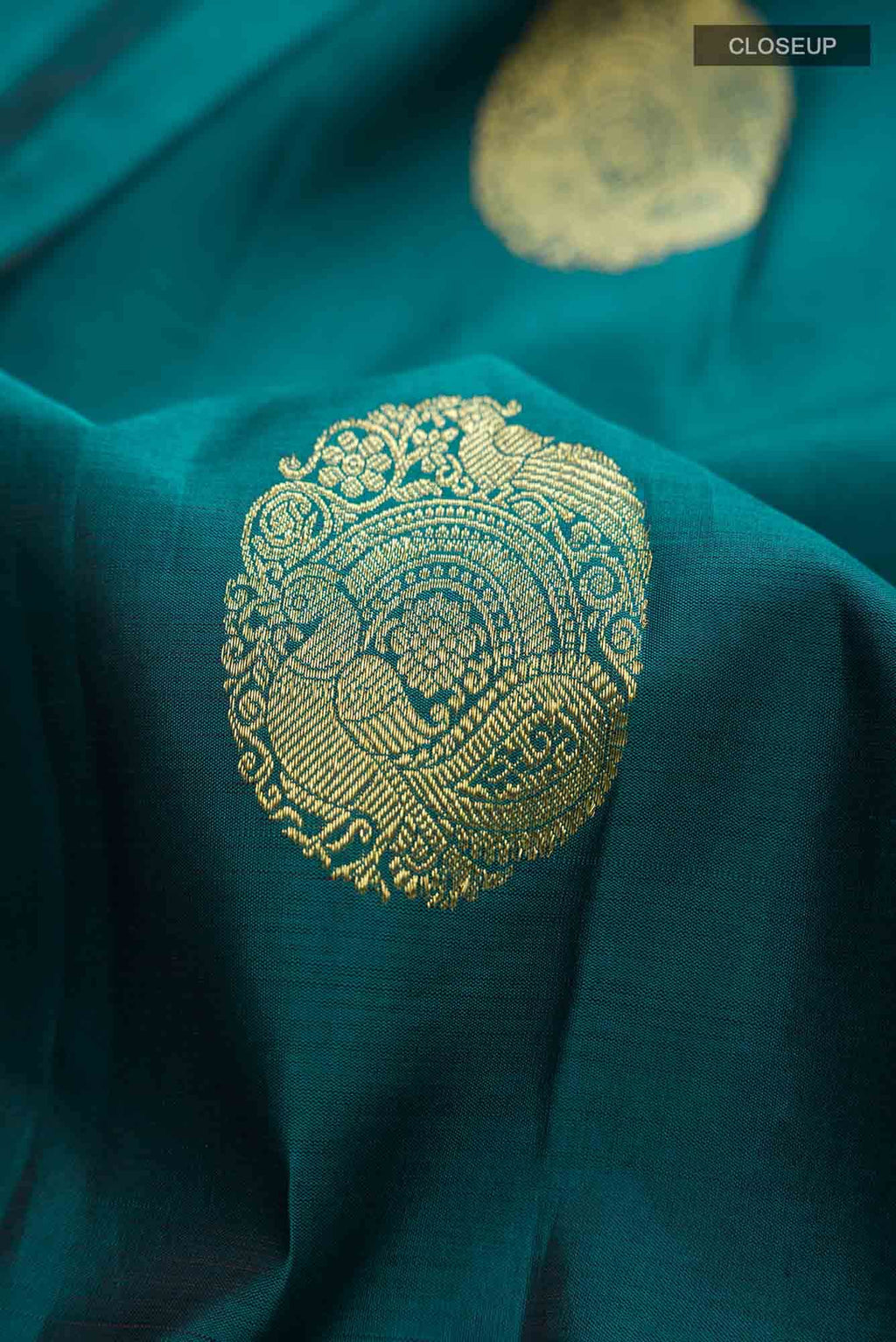 Blue Kanchipuram Silk Saree