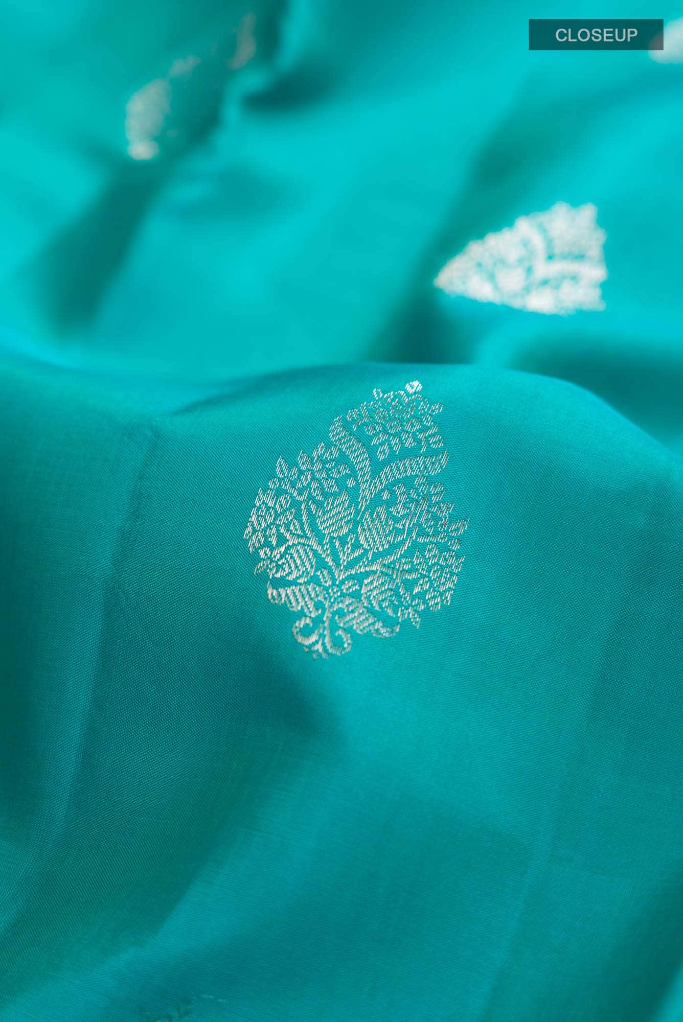 Blue Kanchipuram Silk Saree