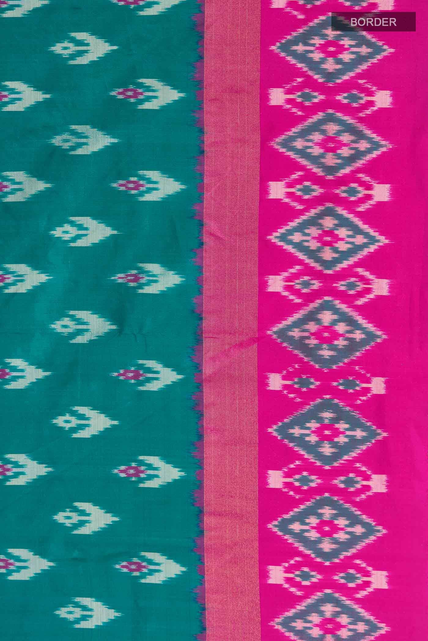 Green Pochampally Silk Saree