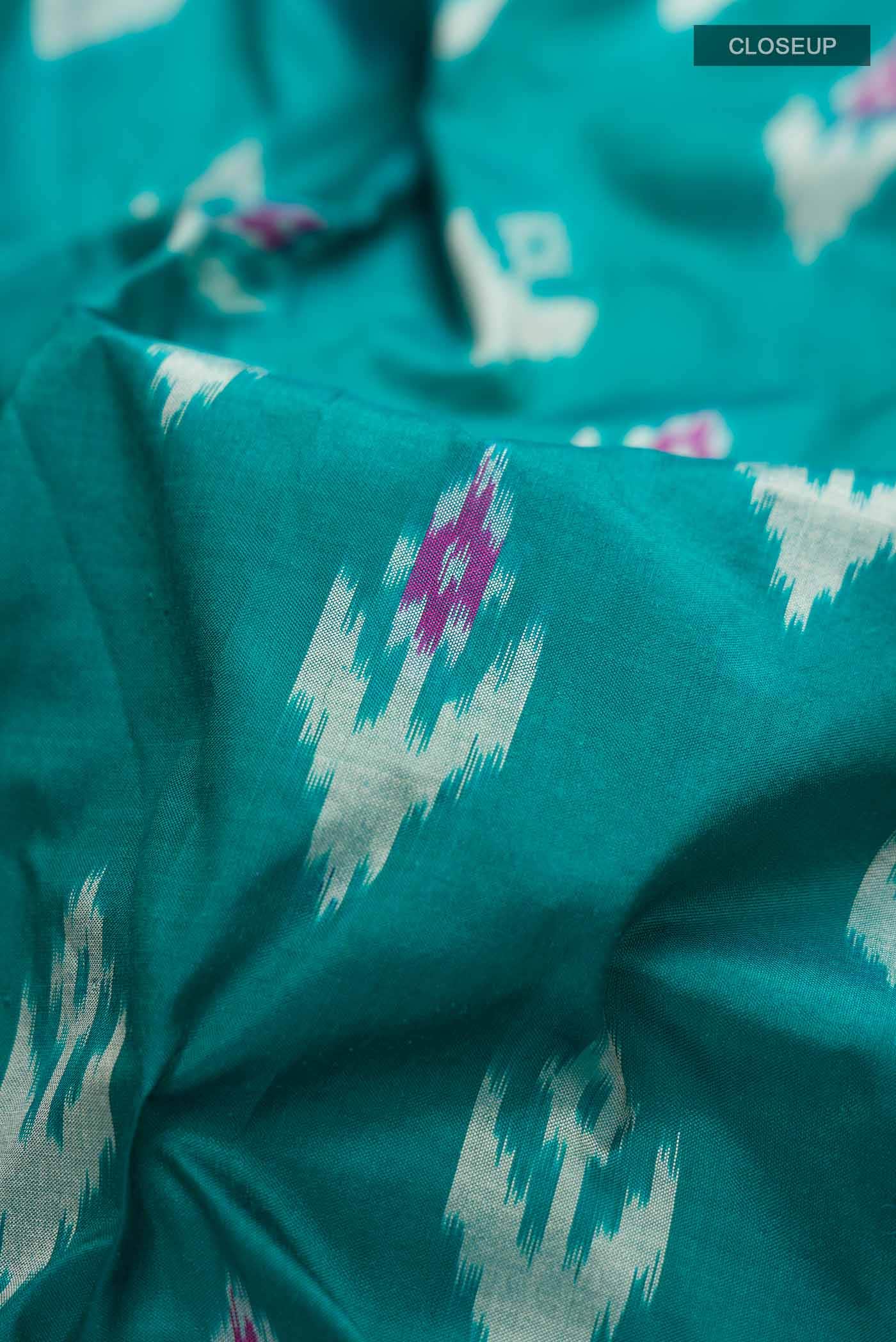 Green Pochampally Silk Saree