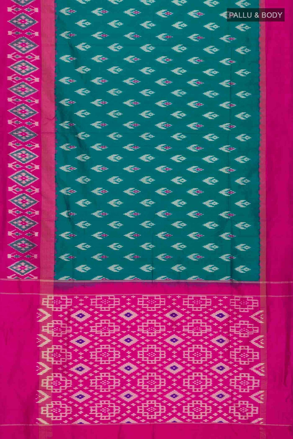 Green Pochampally Silk Saree
