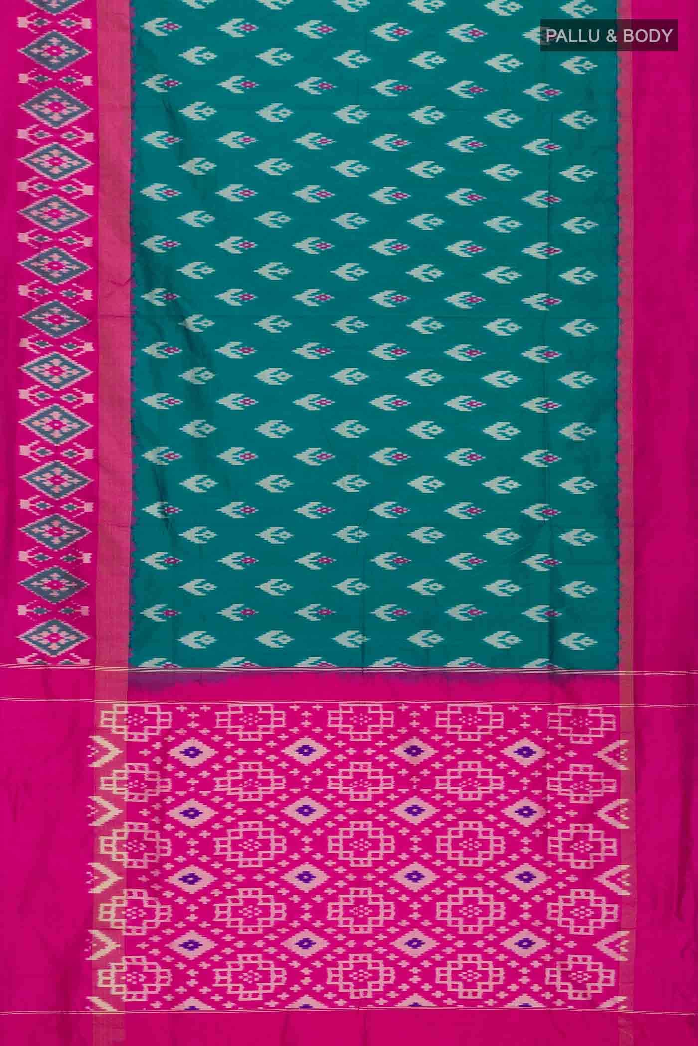 Green Pochampally Silk Saree