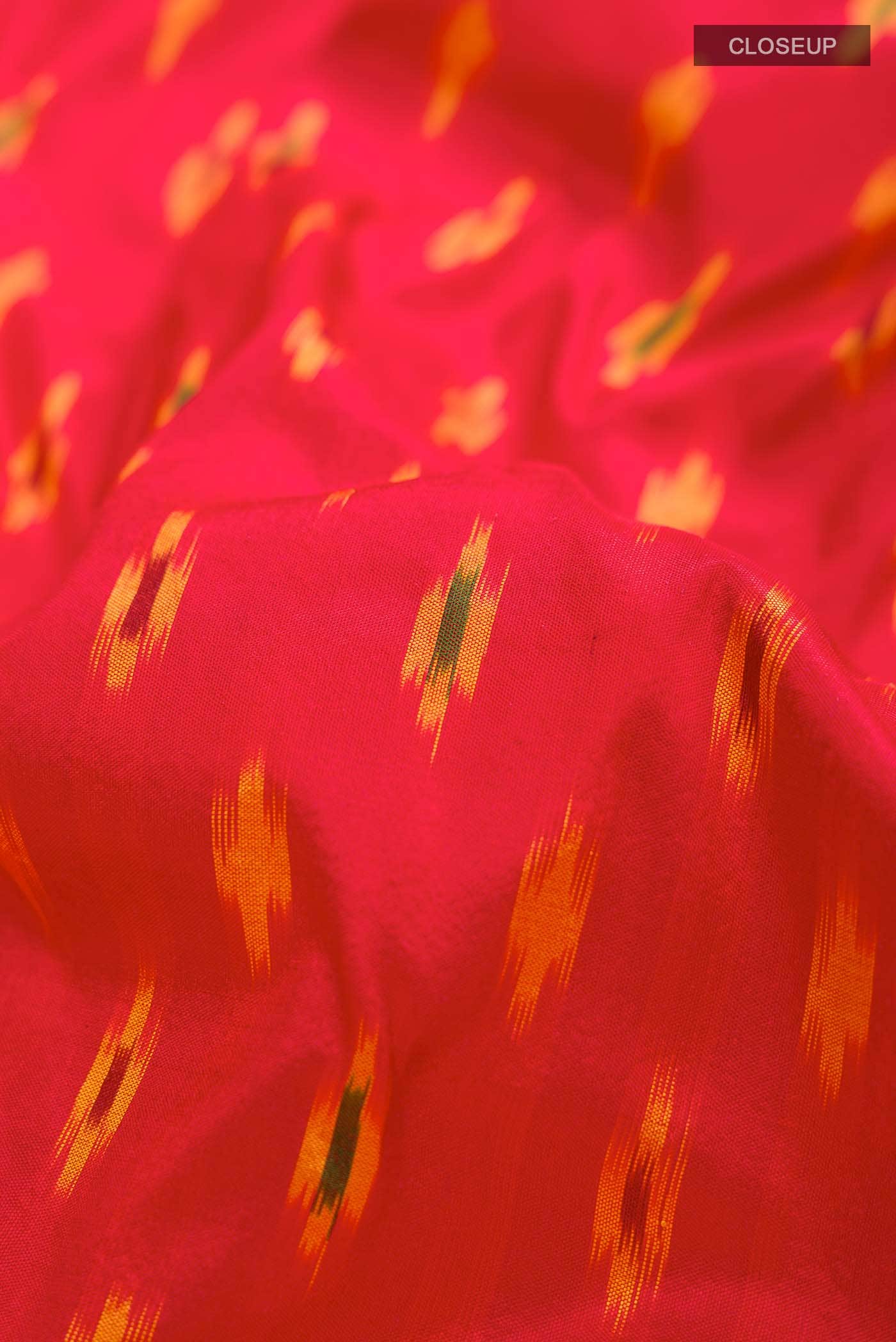 Red Pochampally Silk Saree