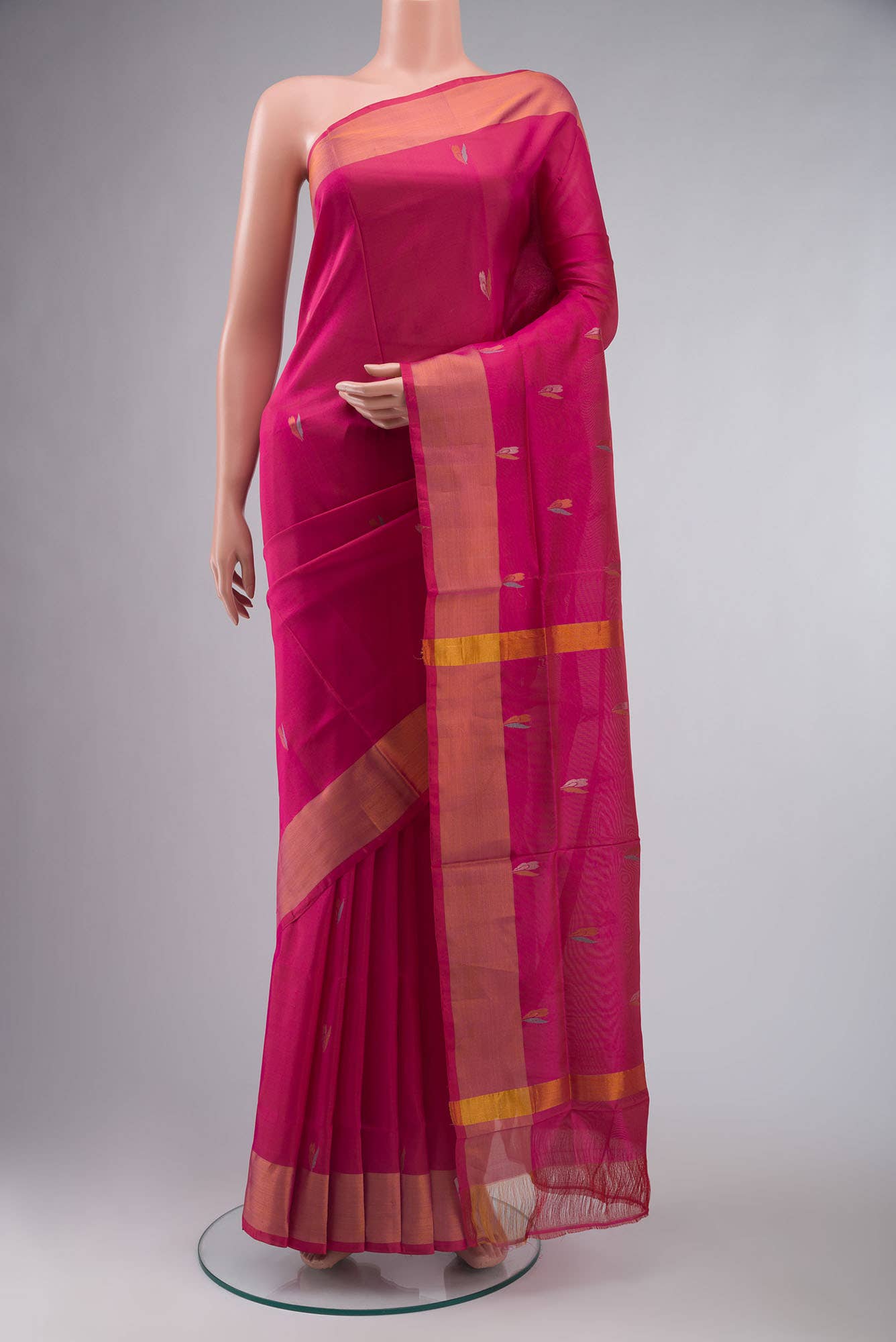Pink Uppada Silk Saree