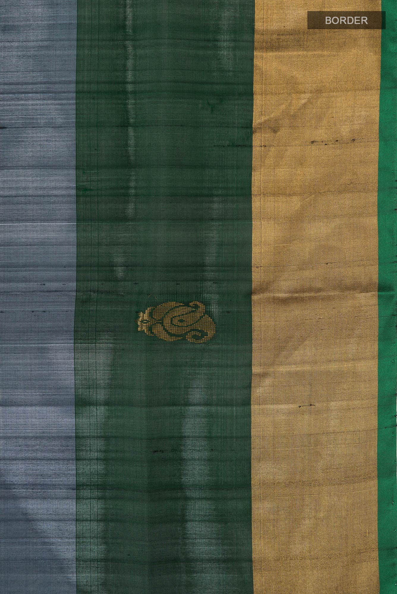 Grey Uppada Silk Saree