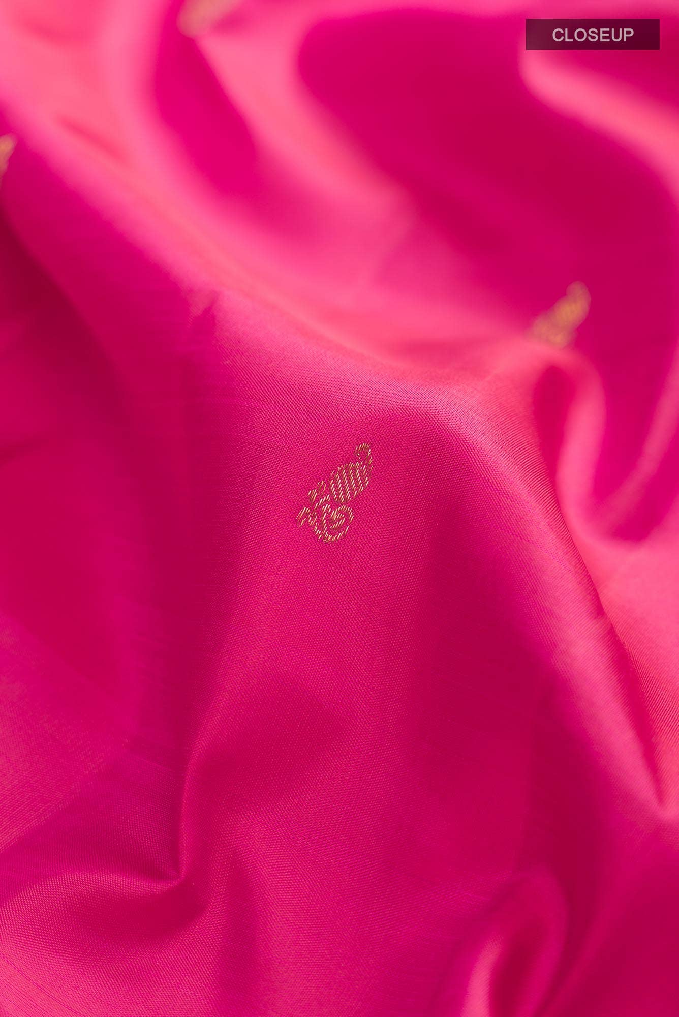 Pink Kanchipuram Silk Saree
