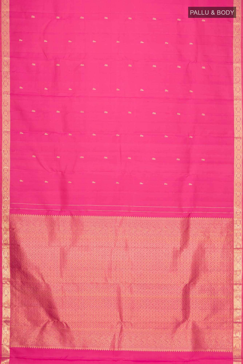 Pink Kanchipuram Silk Saree
