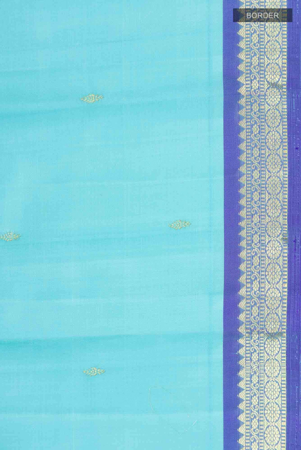 Blue Kanchipuram Silk Saree