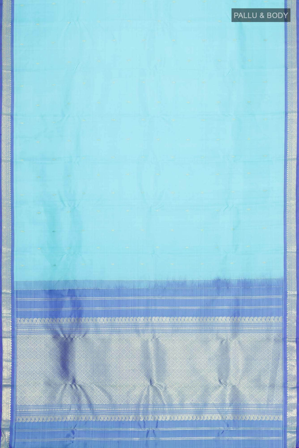 Blue Kanchipuram Silk Saree