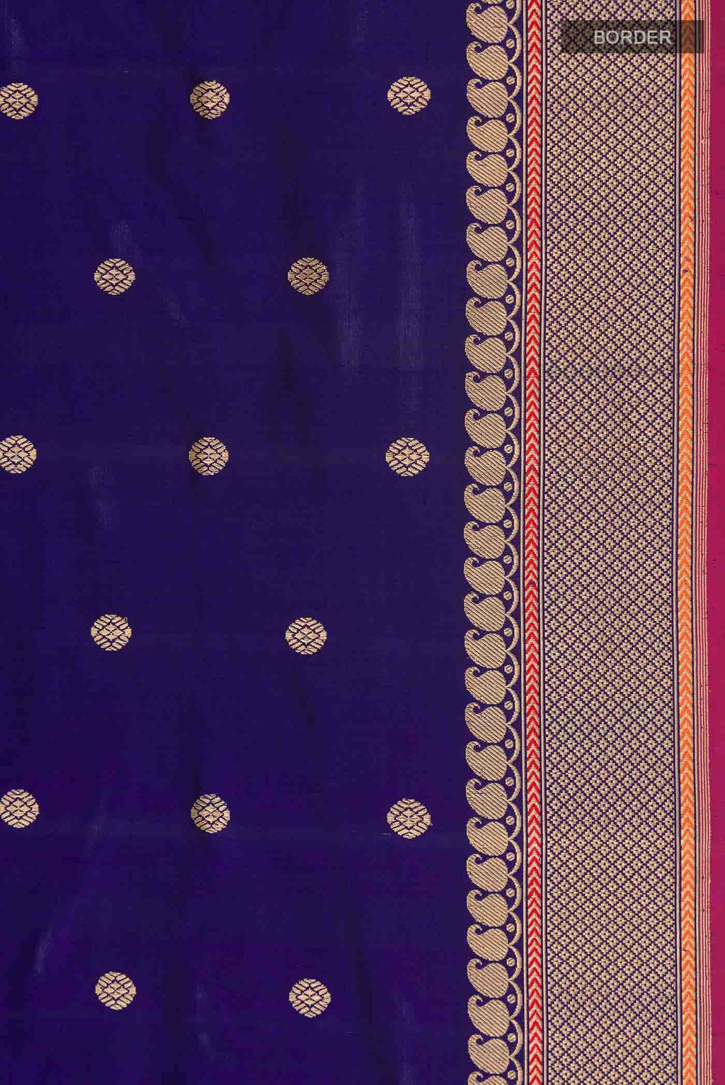 Blue Banarasi Silk Saree