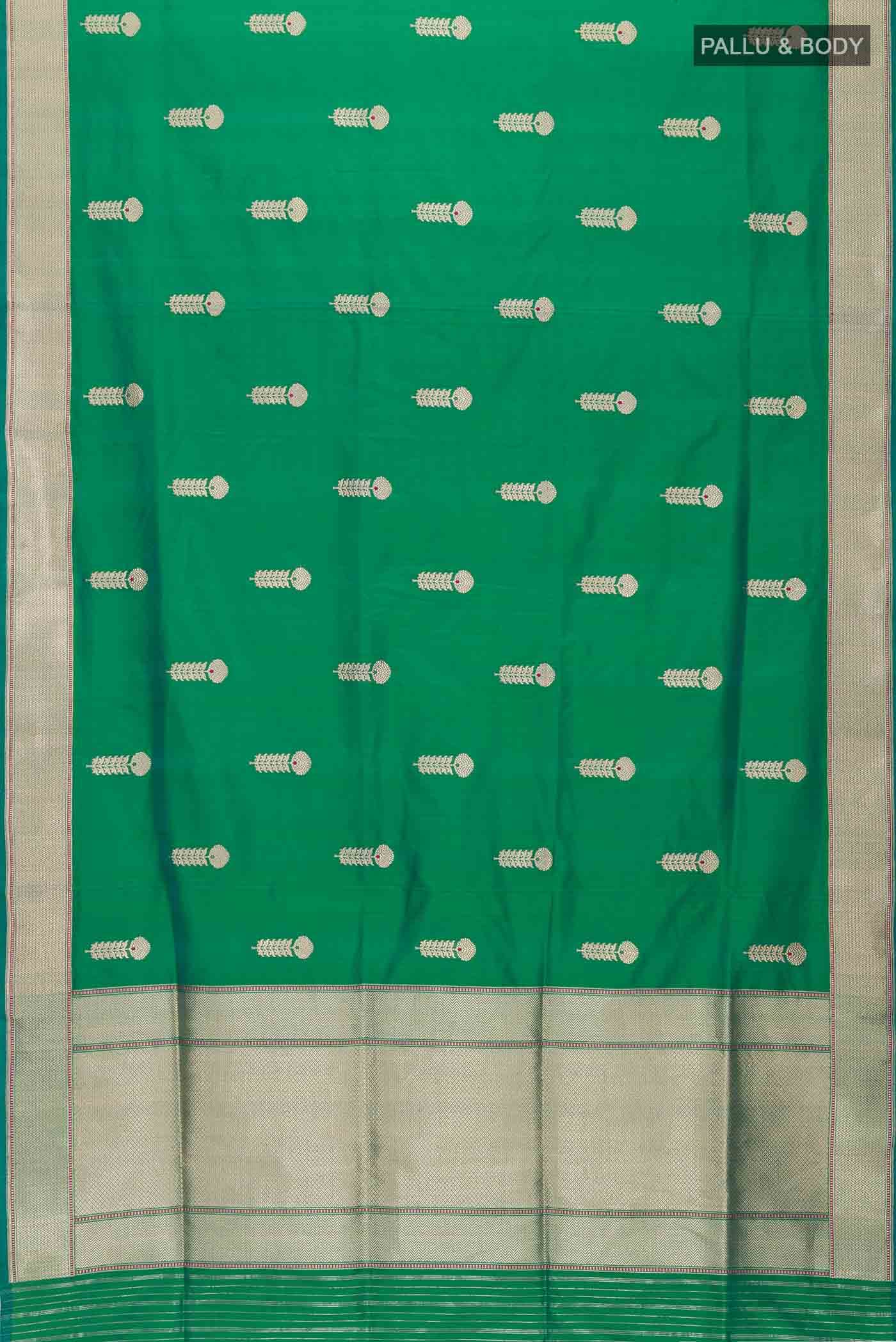 Green Banarasi Silk Saree