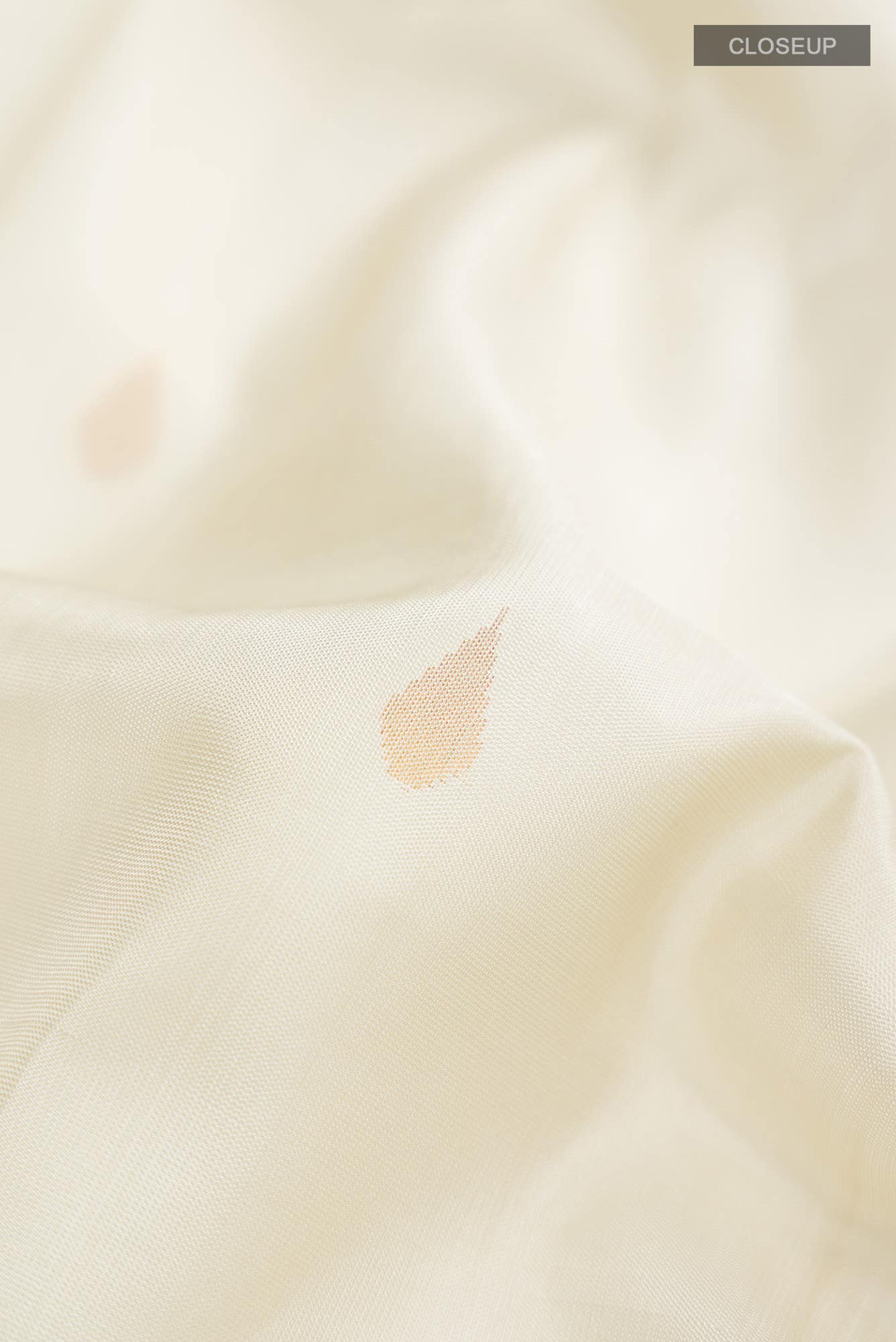 Cream Uppada Silk Saree