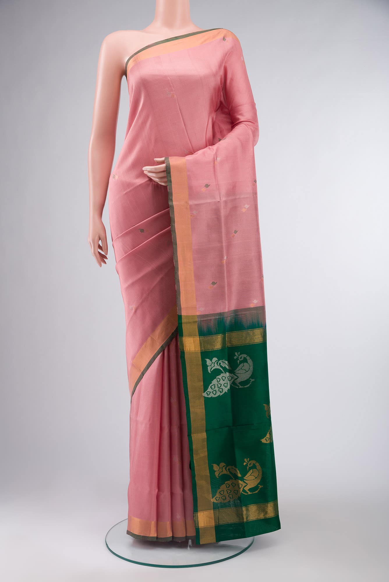 Coral Uppada Silk Saree
