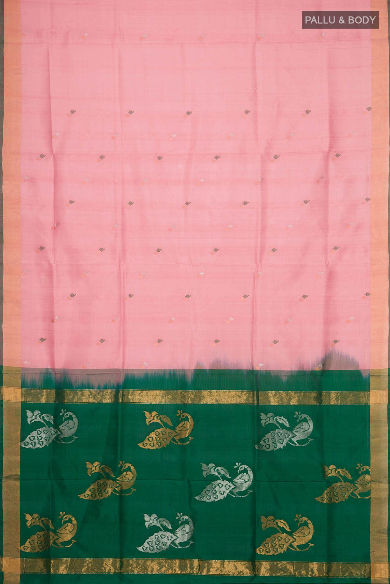 Coral Uppada Silk Saree
