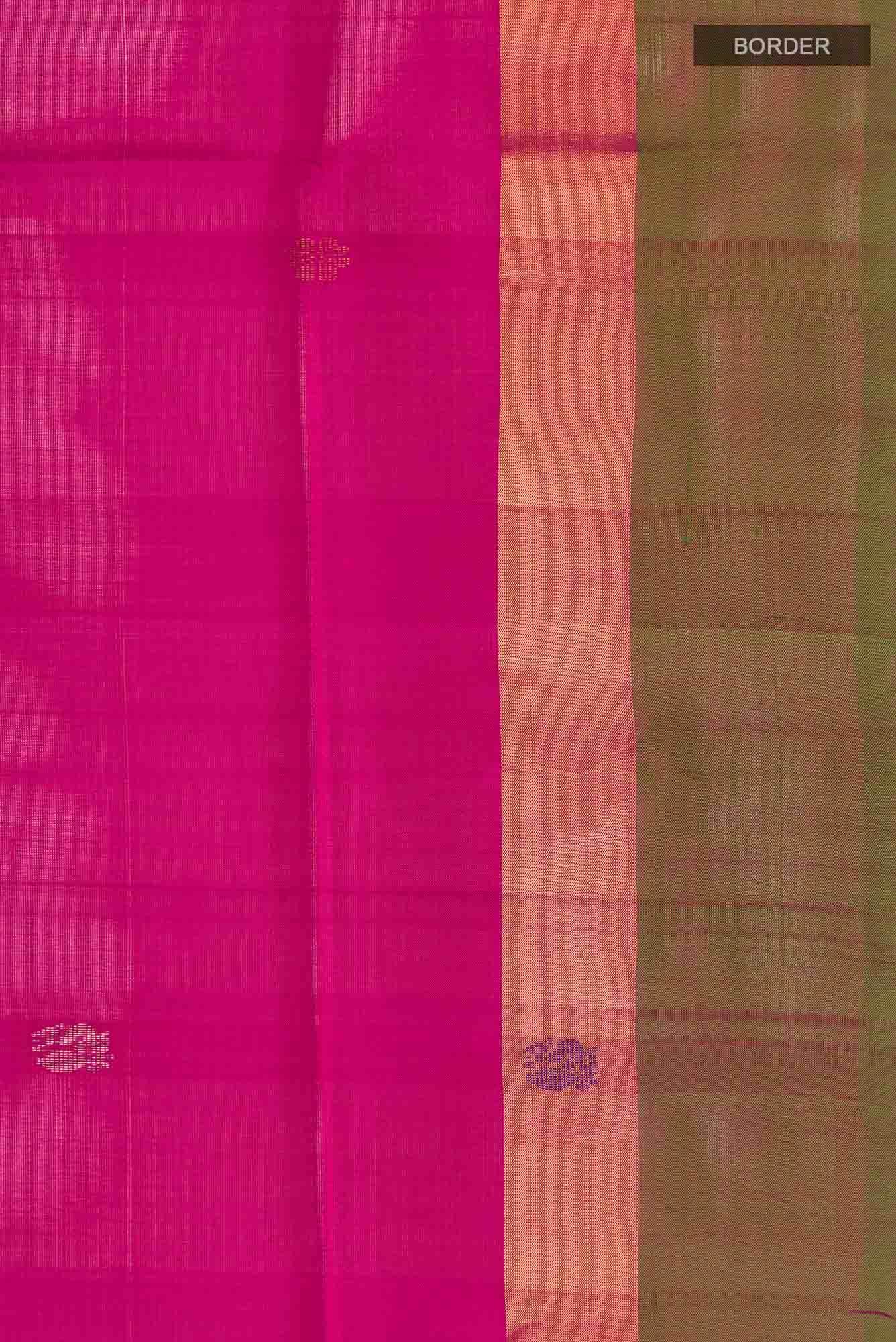 Pink Uppada Silk Saree