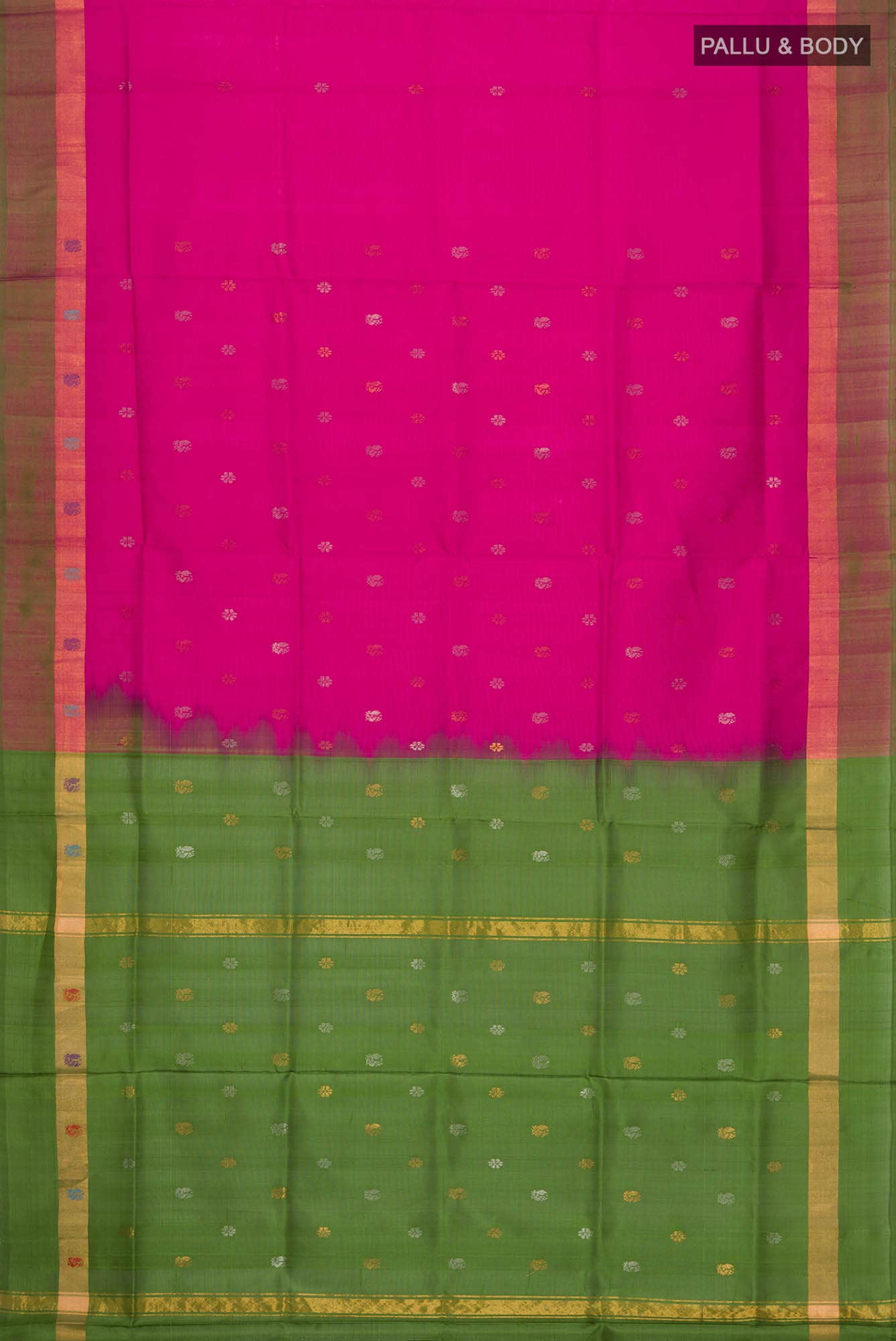 Pink Uppada Silk Saree