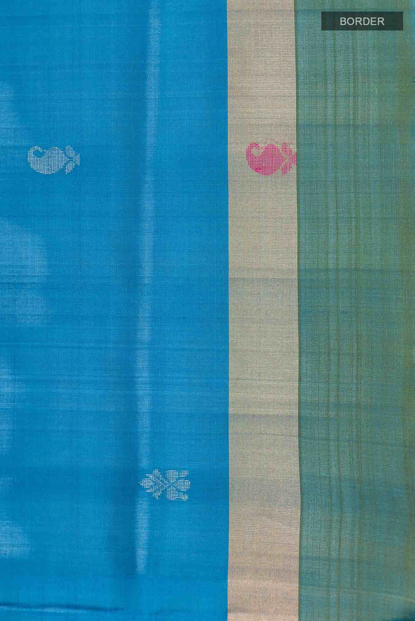 Blue Uppada Silk Saree