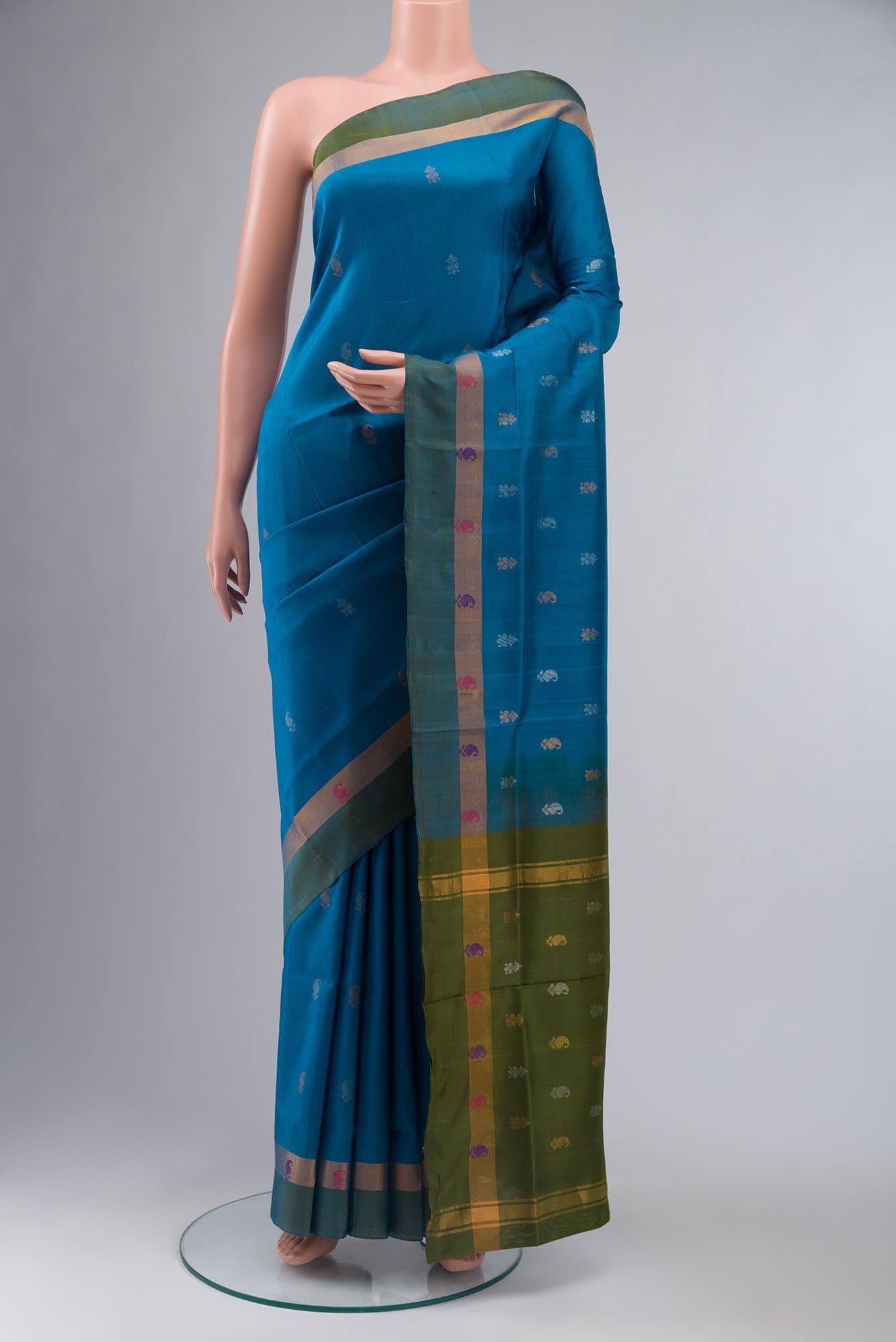 Blue Uppada Silk Saree