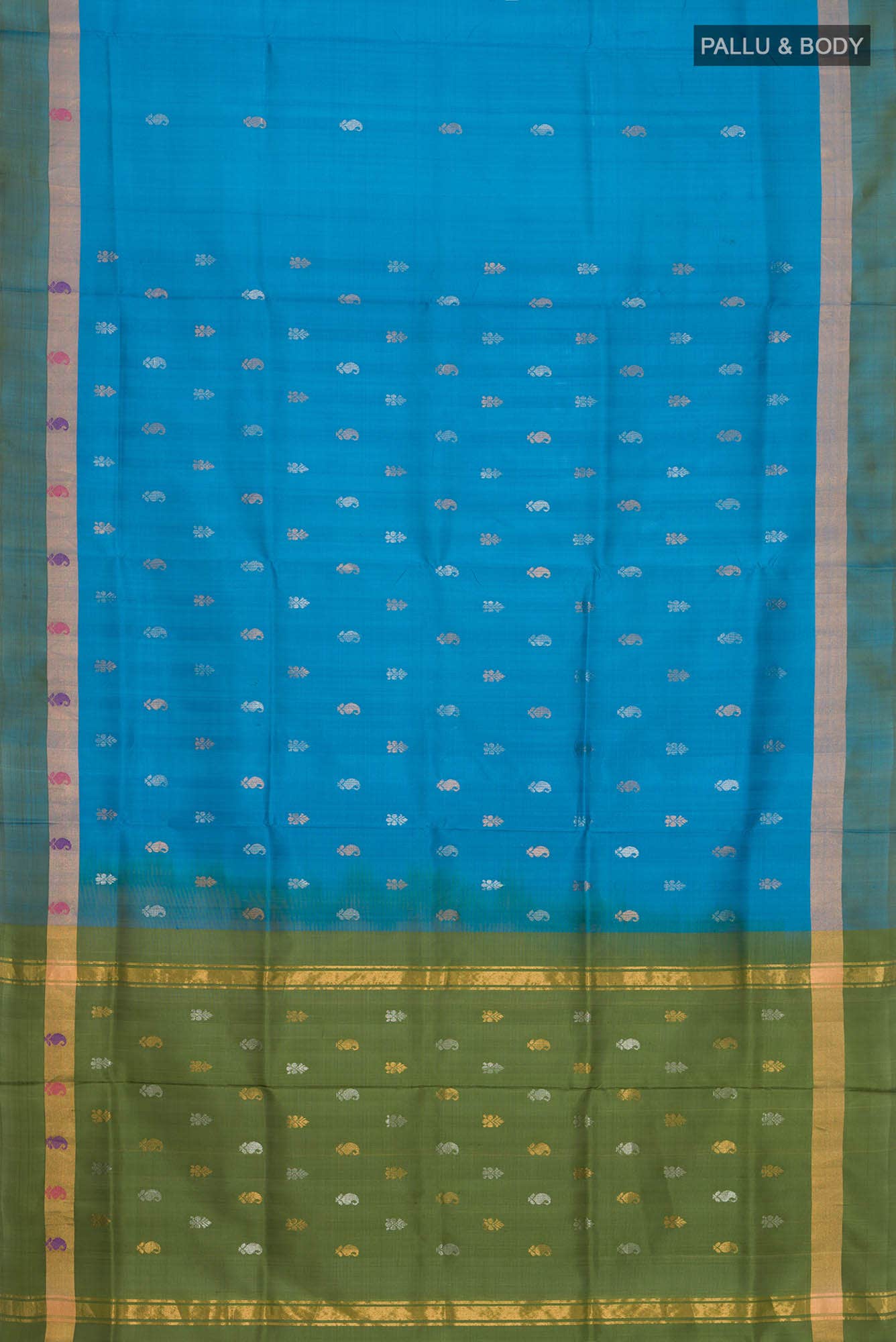 Blue Uppada Silk Saree