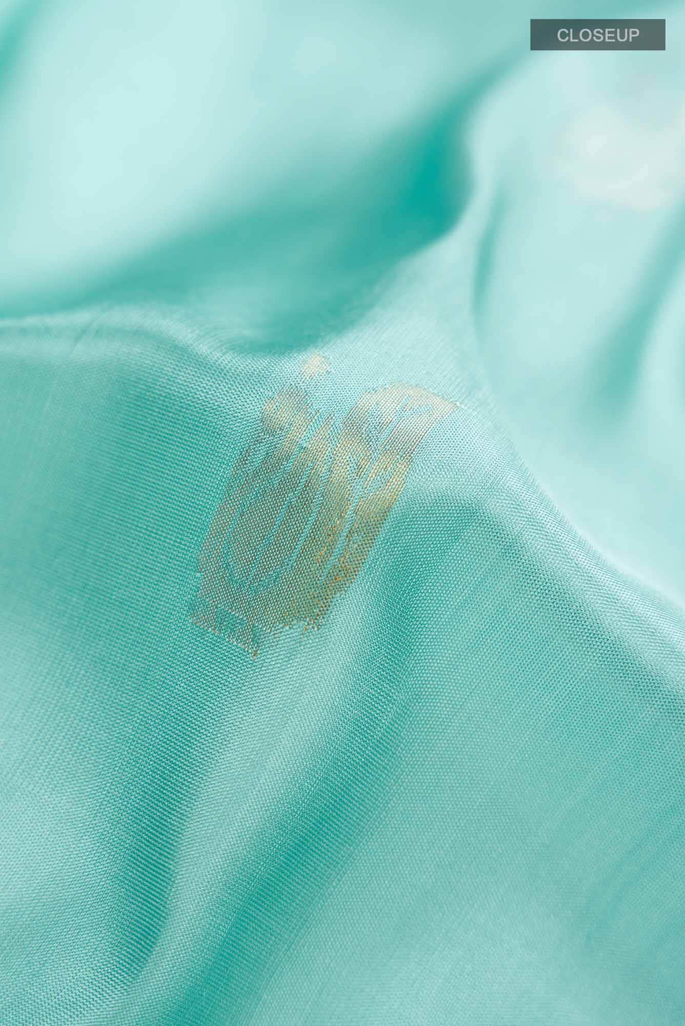 Sea Green Uppada Silk Saree