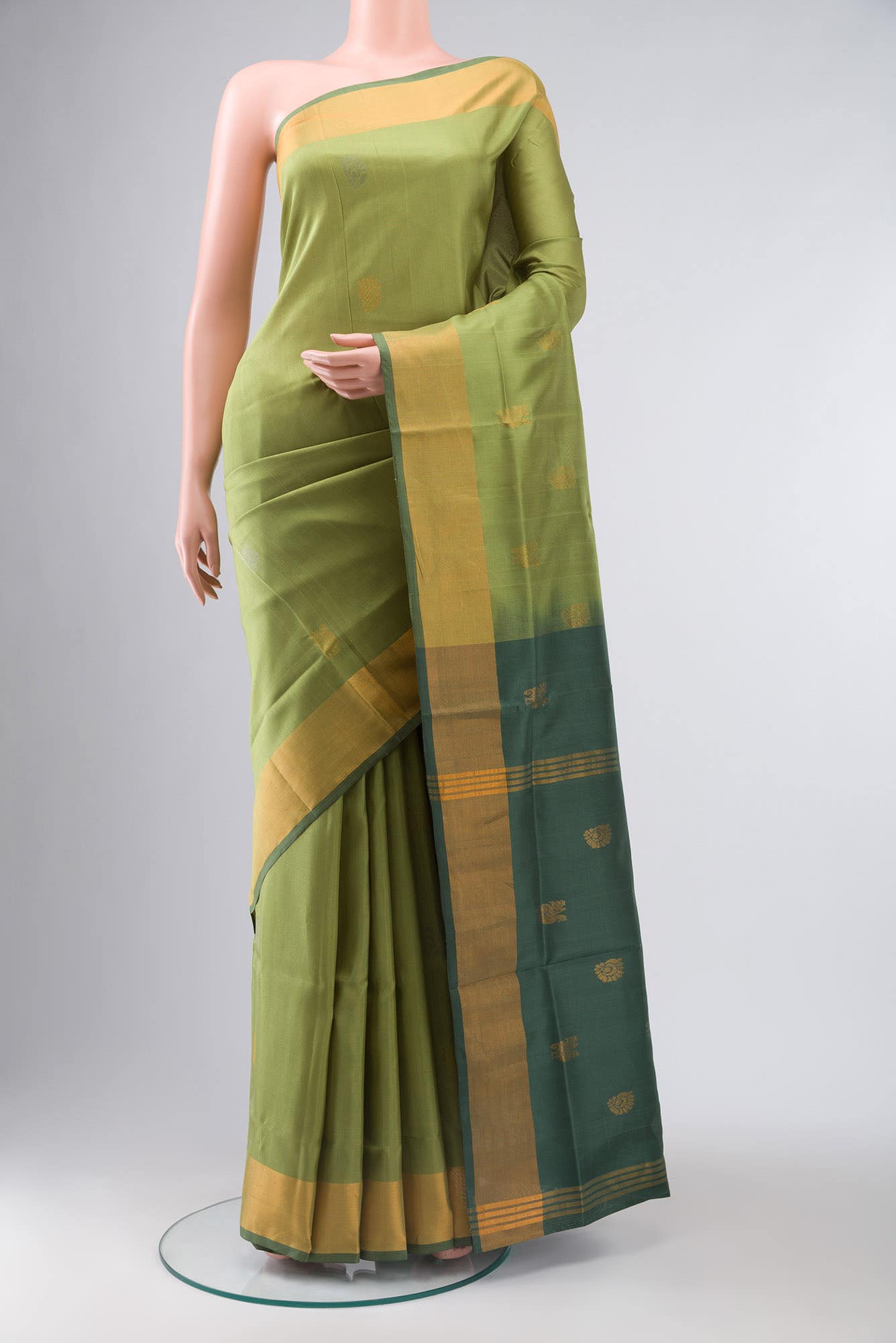 Green Uppada Silk Saree