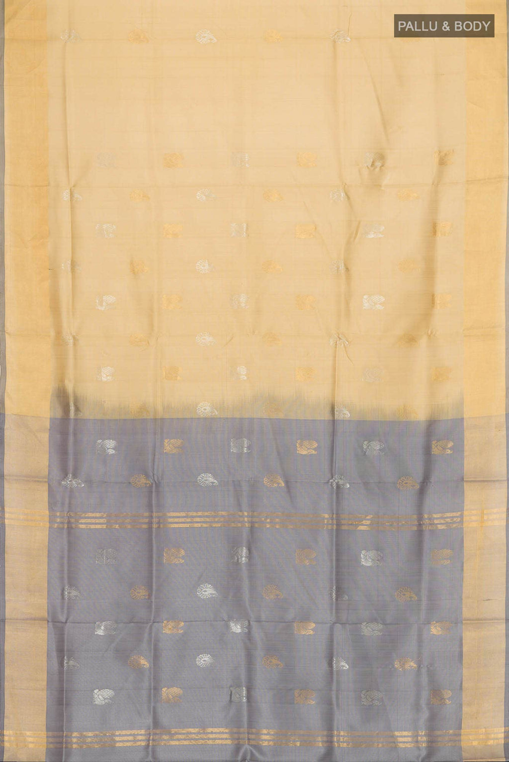 Beige Uppada Silk Saree