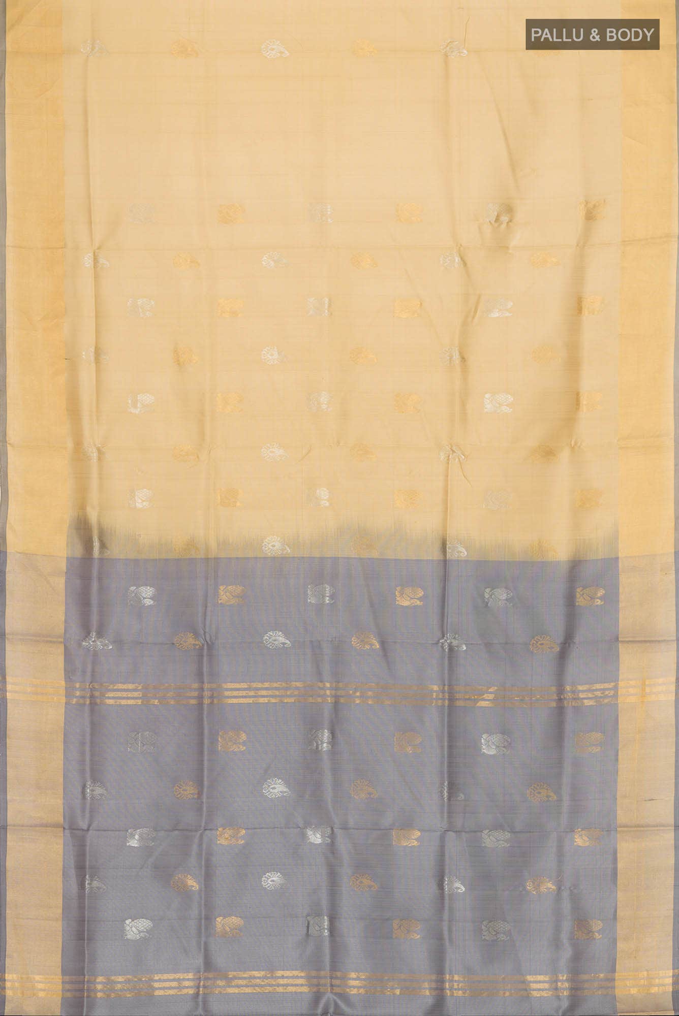 Beige Uppada Silk Saree