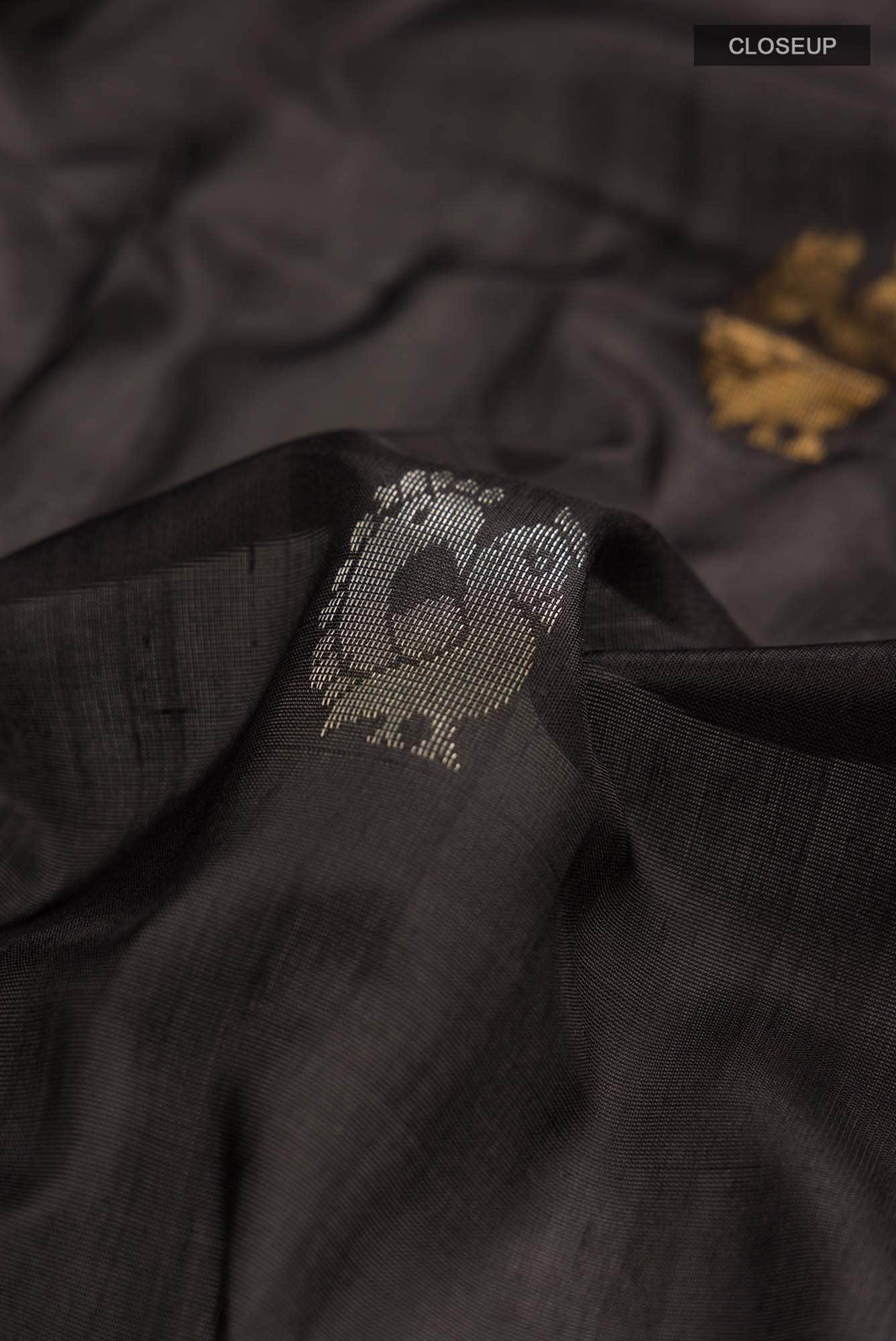 Black Uppada Silk Saree