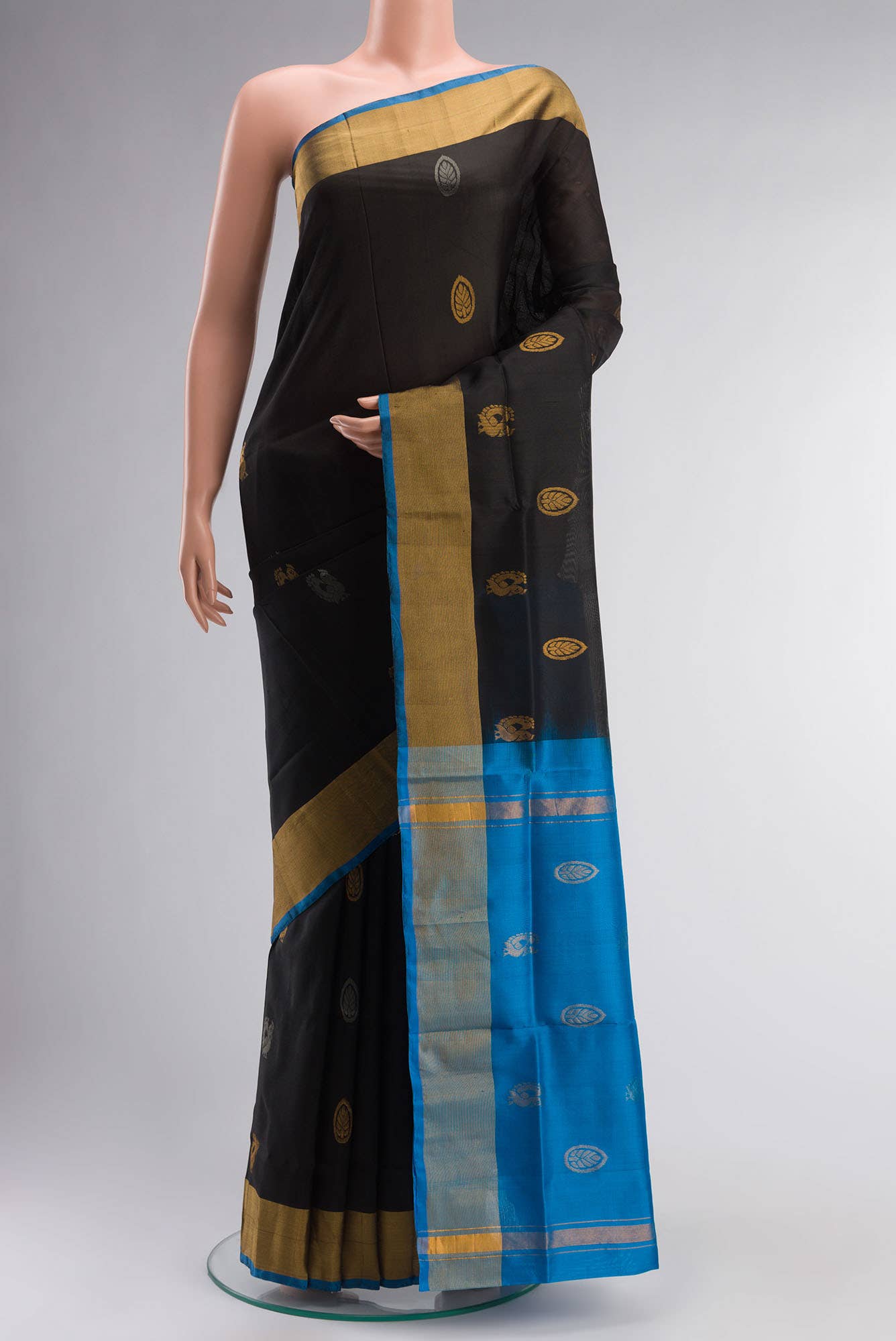 Black Uppada Silk Saree