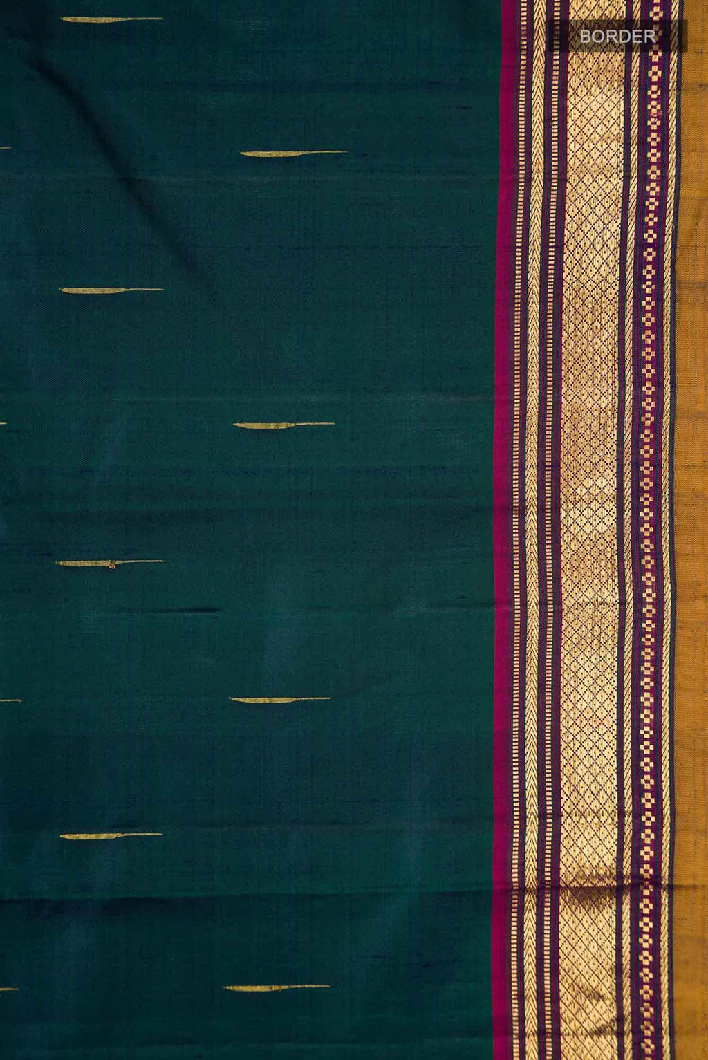 Blue Kanchipuram Silk Saree