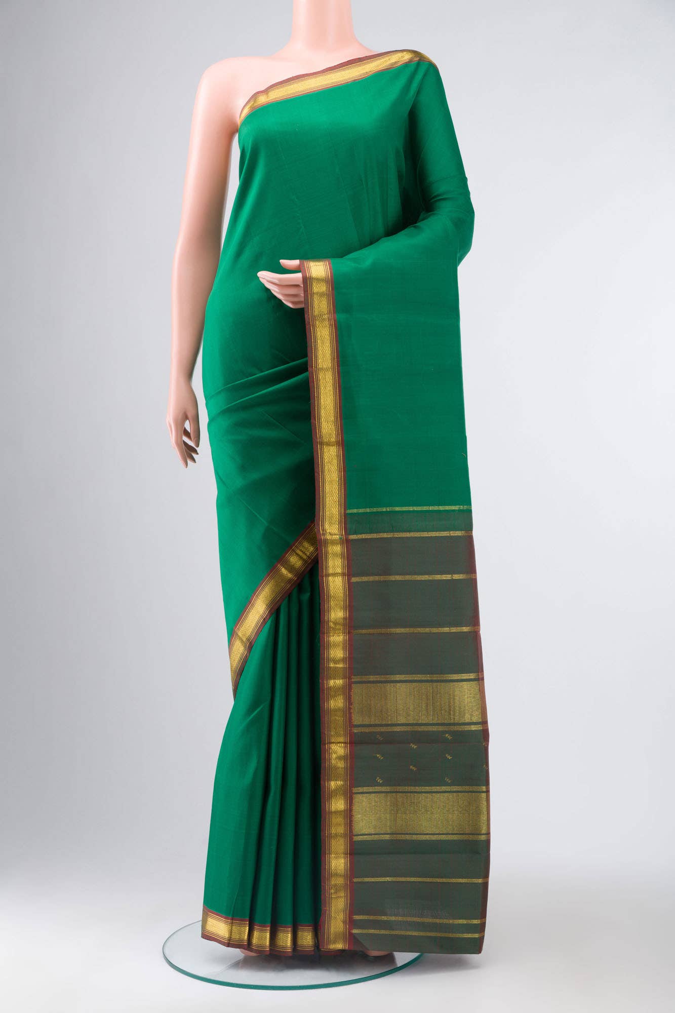 Green Kanchipuram Silk Saree