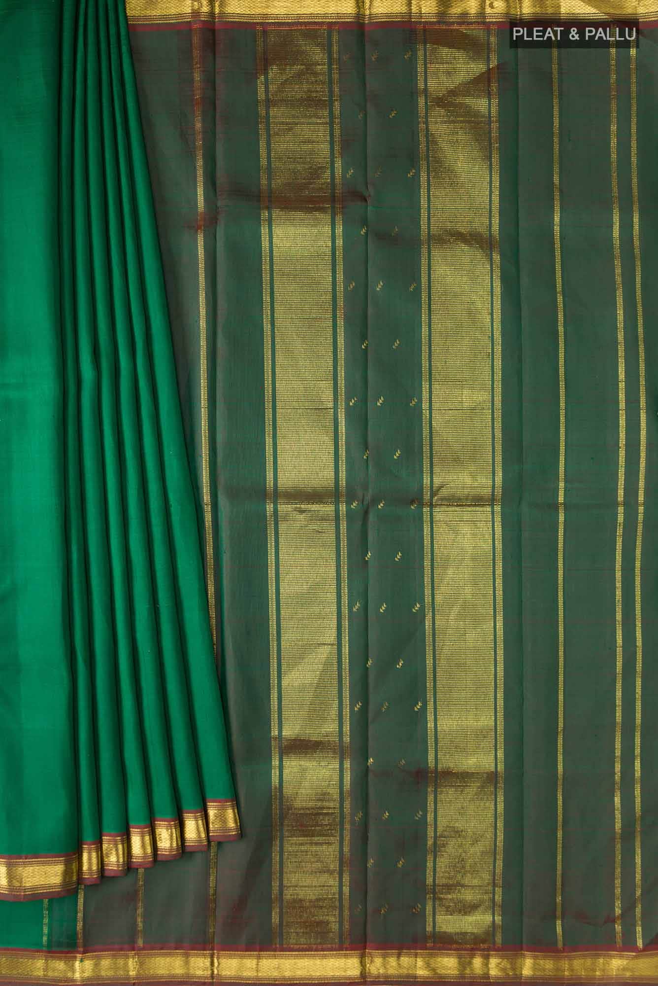 Green Kanchipuram Silk Saree