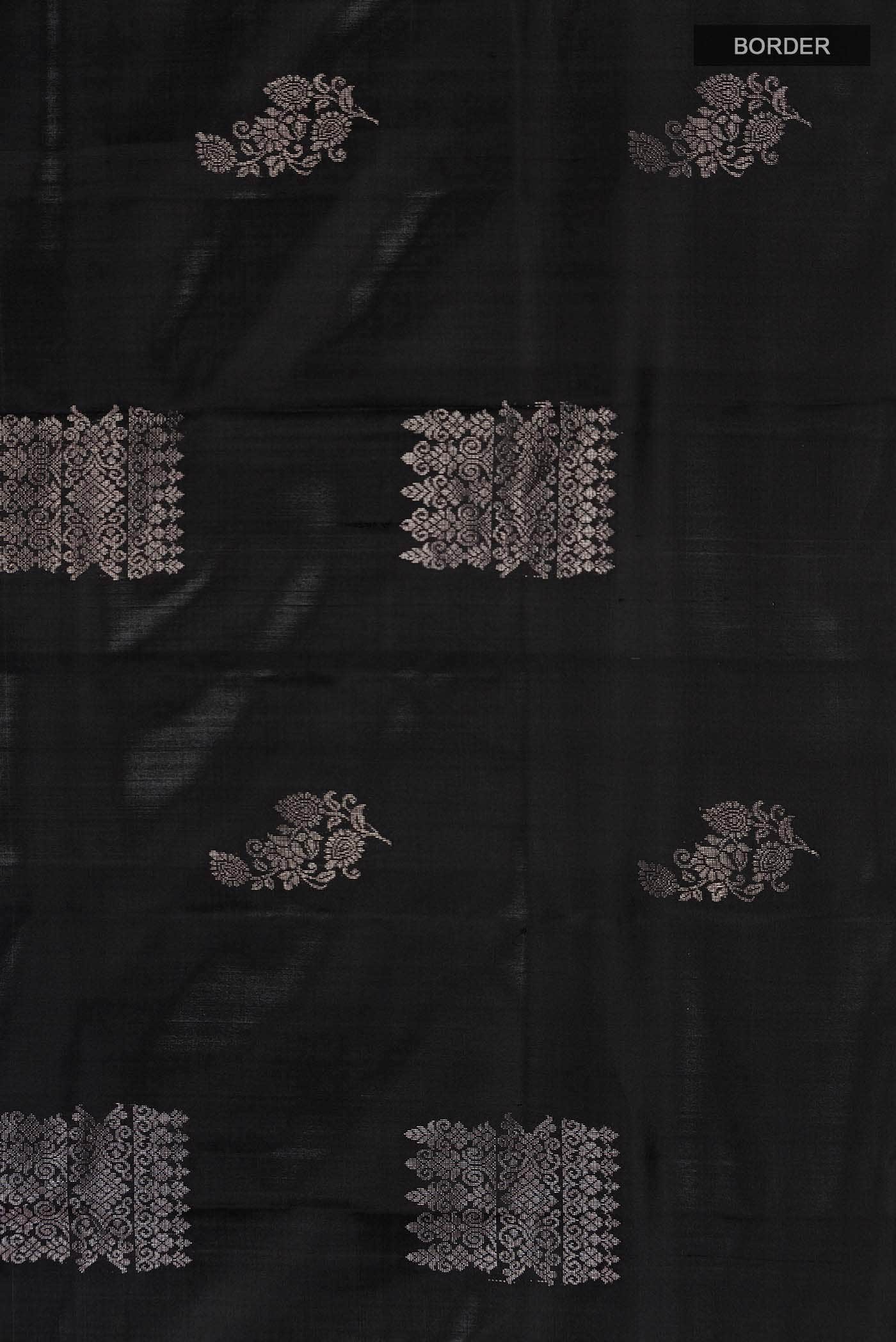 Black Soft Silk Saree